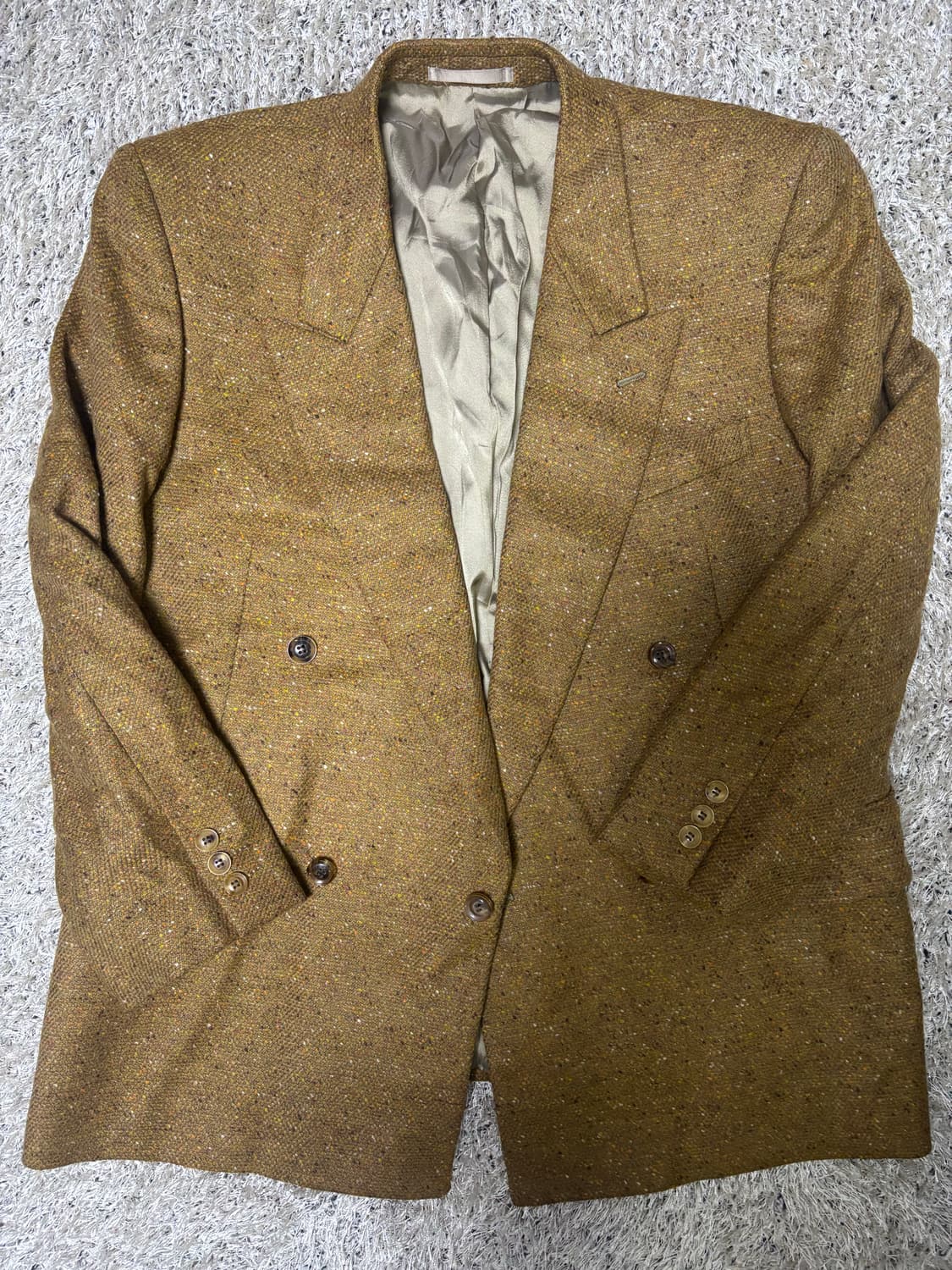 일제 듀퐁 캐시미어혼방 더블 블레이저 사이즈 100-105 상품이미지1