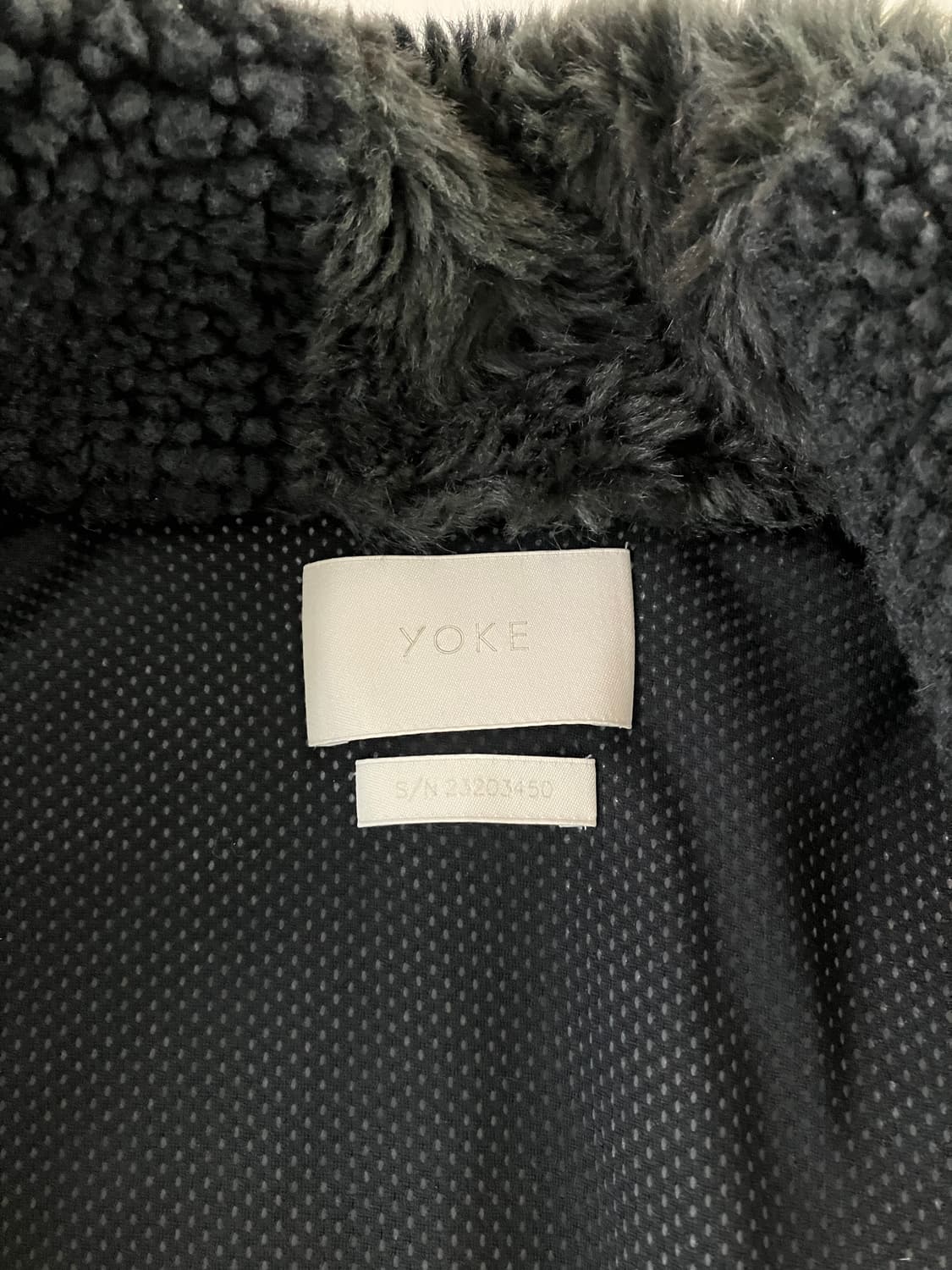 yoke 자카드 보아 스탠드 블루종 3(L) 상품이미지4