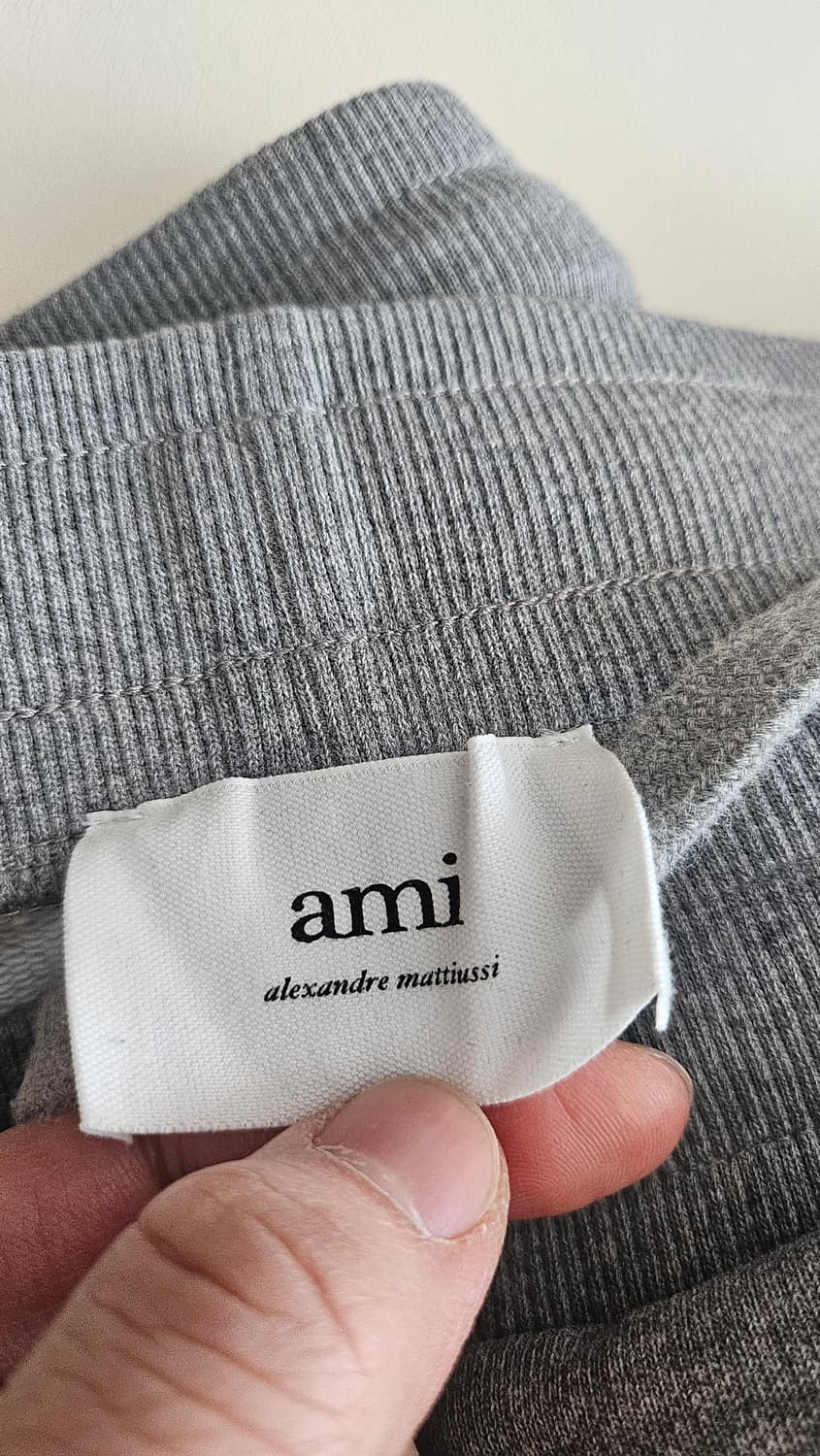 [S(30~34)] 아미 ami 톤온톤 하트 로고 조거 트랙 스웻팬츠 상품이미지6