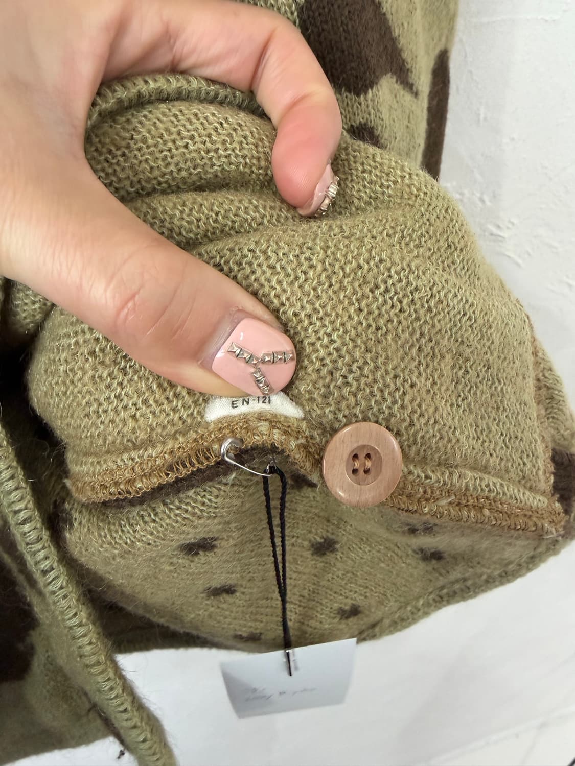 70s 이세이 미야케 패널 니트 자켓 상품이미지7