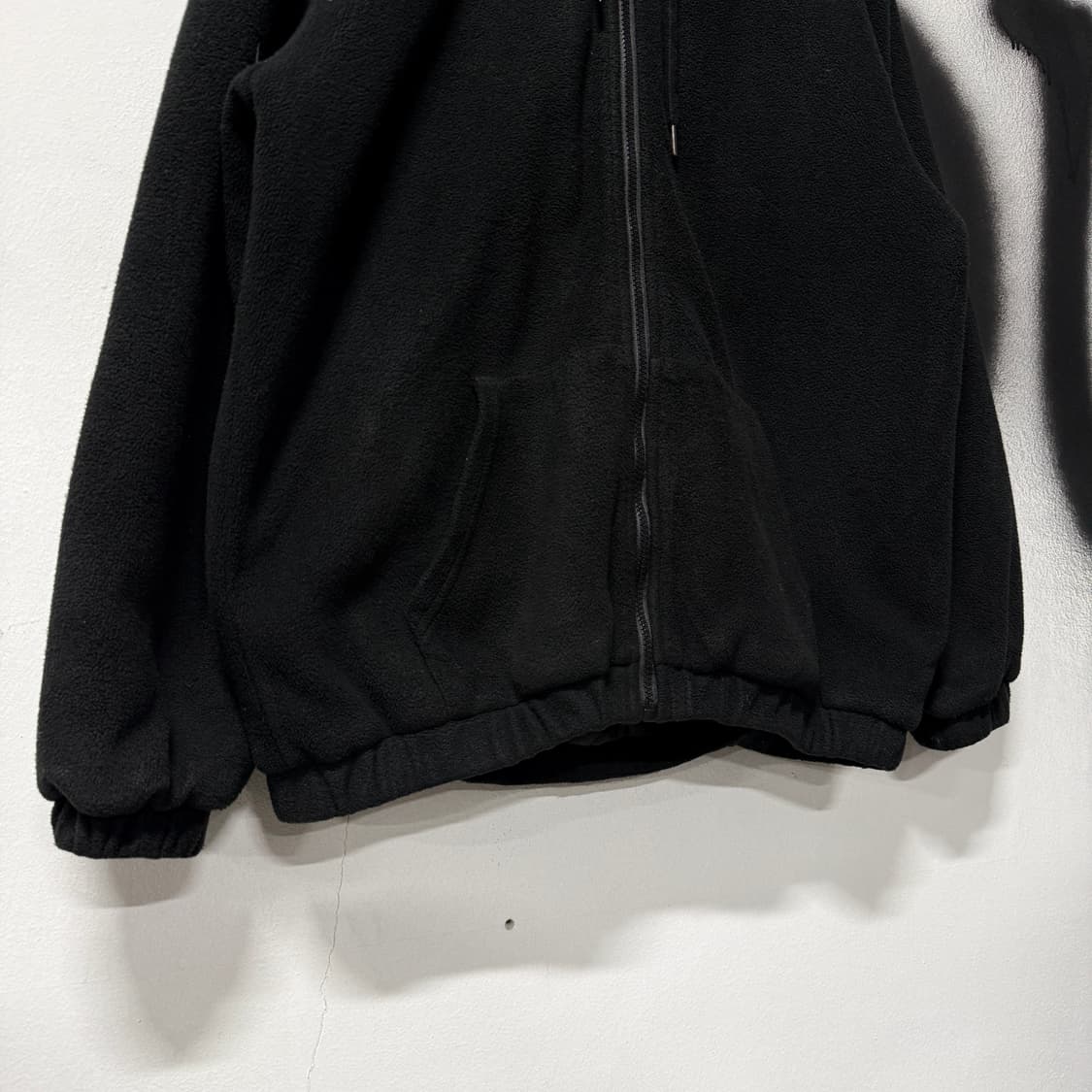 FCMM 빅 자수 로고 퀼팅 플리스 집업 후디 자켓 상품이미지4