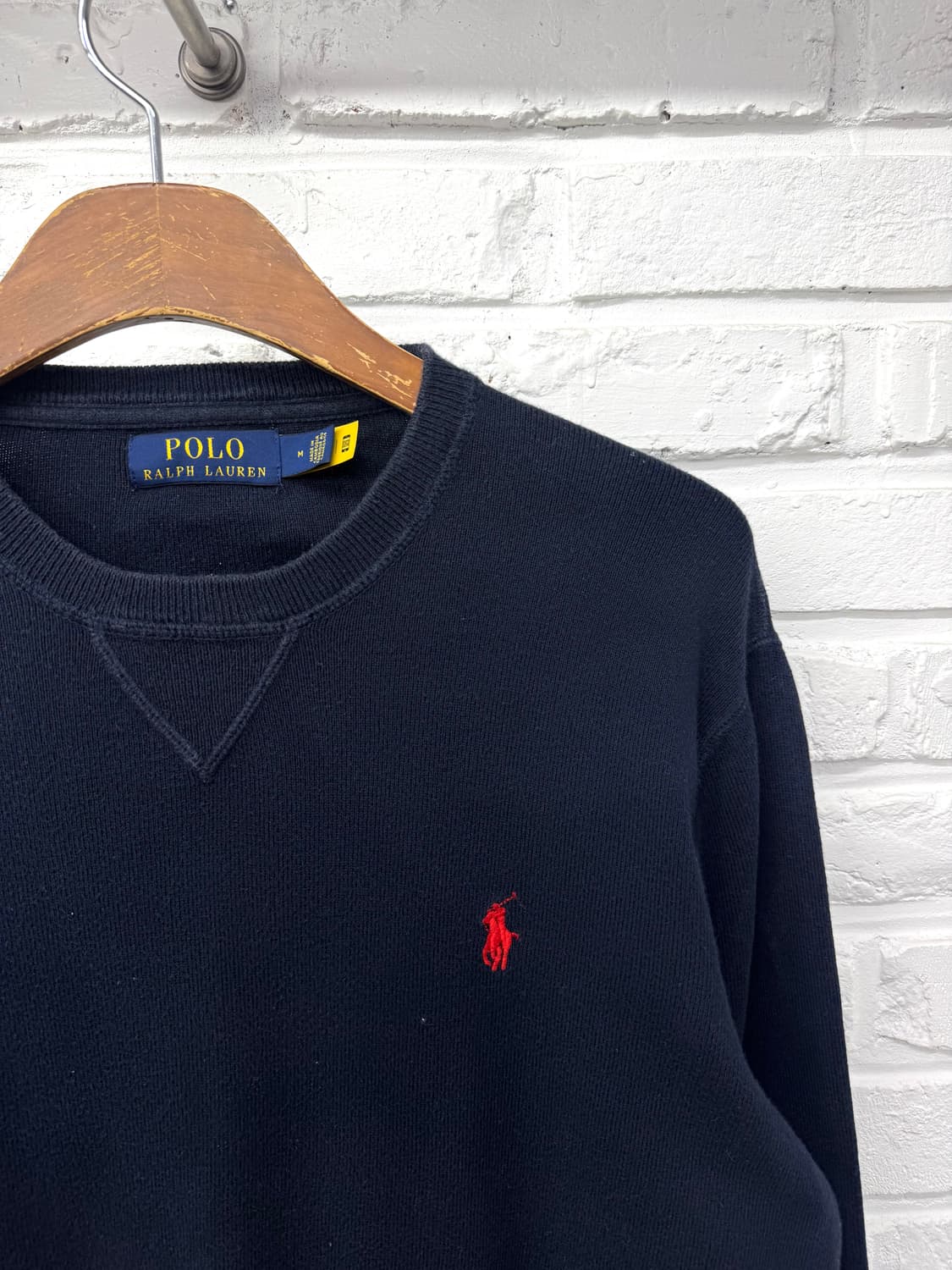 폴로 네이비 니트 상품이미지4