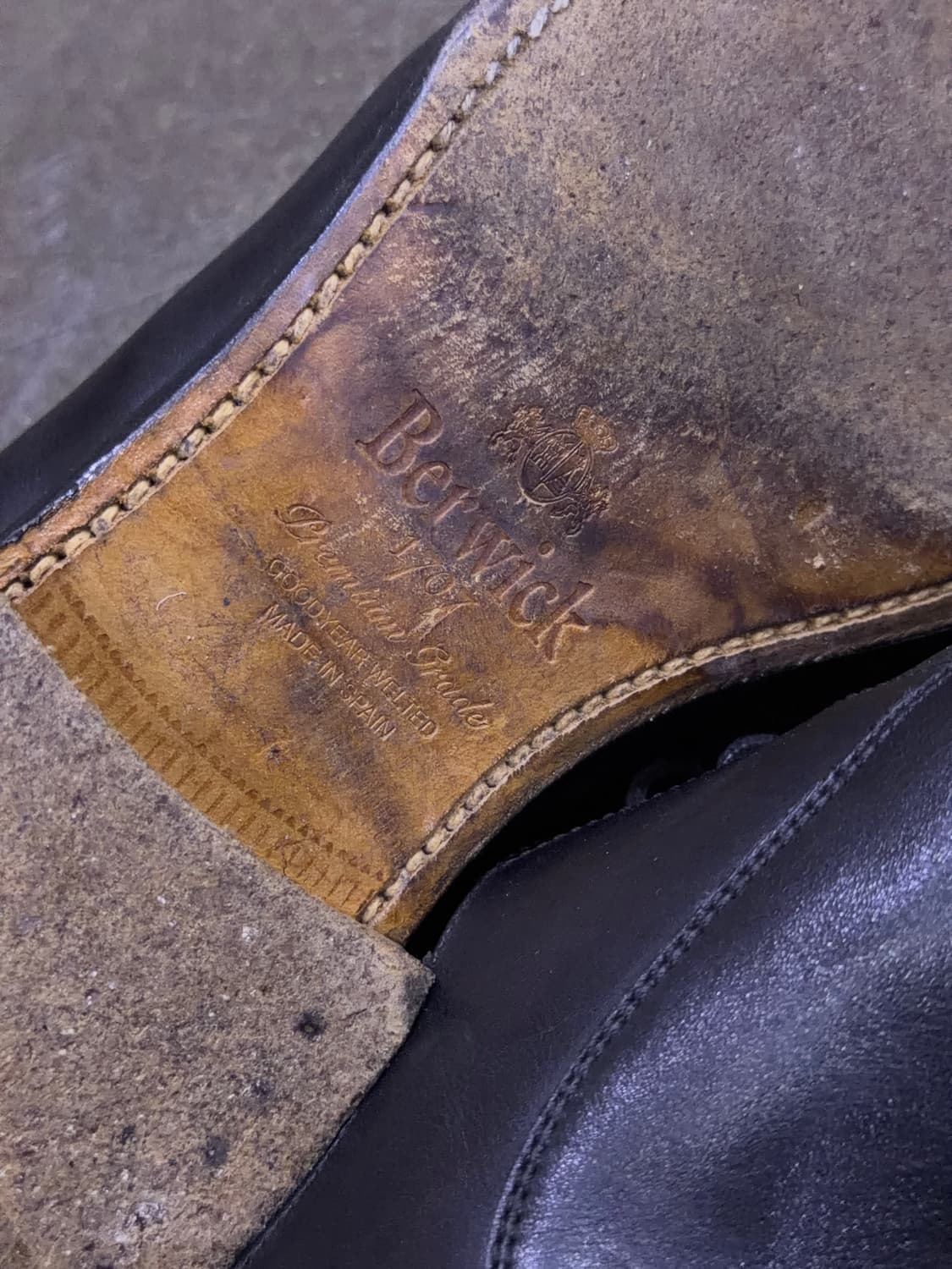 버윅 4311 옥스포드 슈즈 구두 블랙 7 상품이미지10