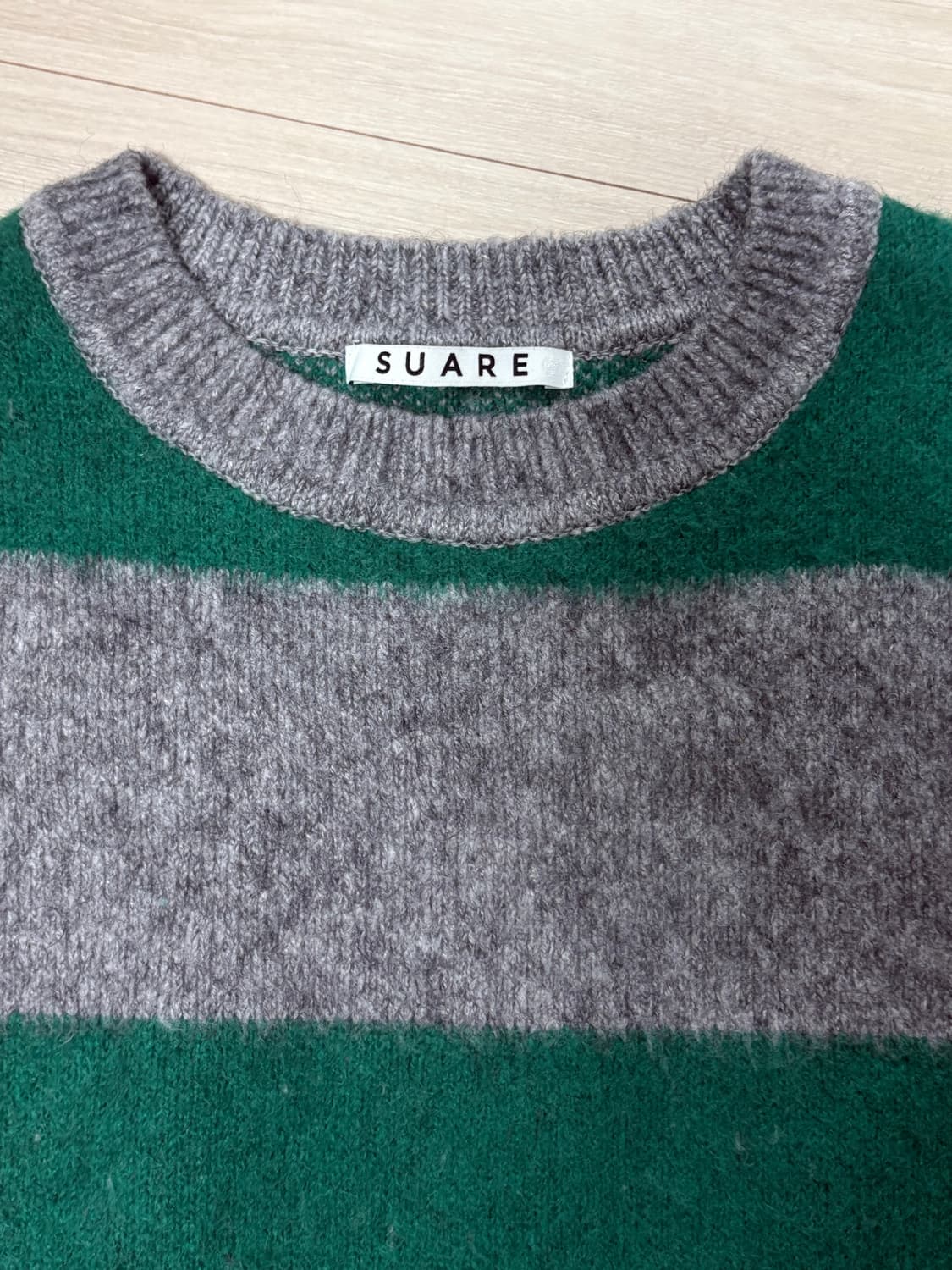 수아레 브러쉬 스트라이프 니트M 상품이미지2