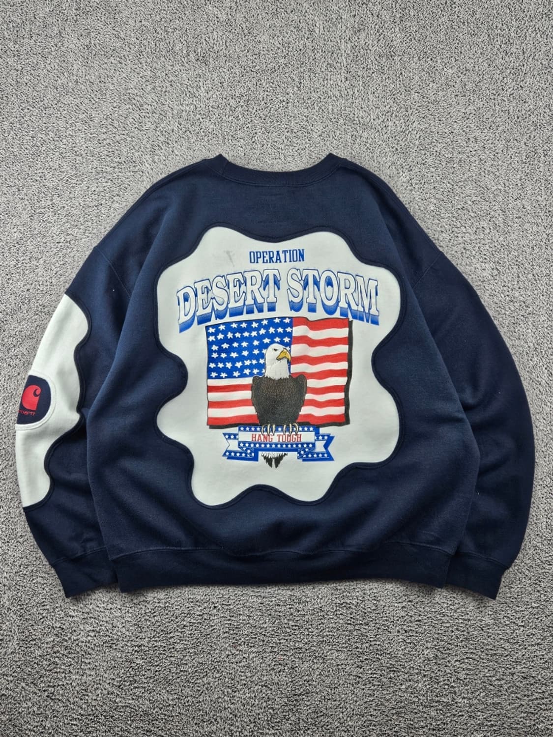 칼하트X길단 아플리케 커스텀 맨투맨 스웻셔츠 ( XL ) / 11540 상품이미지1