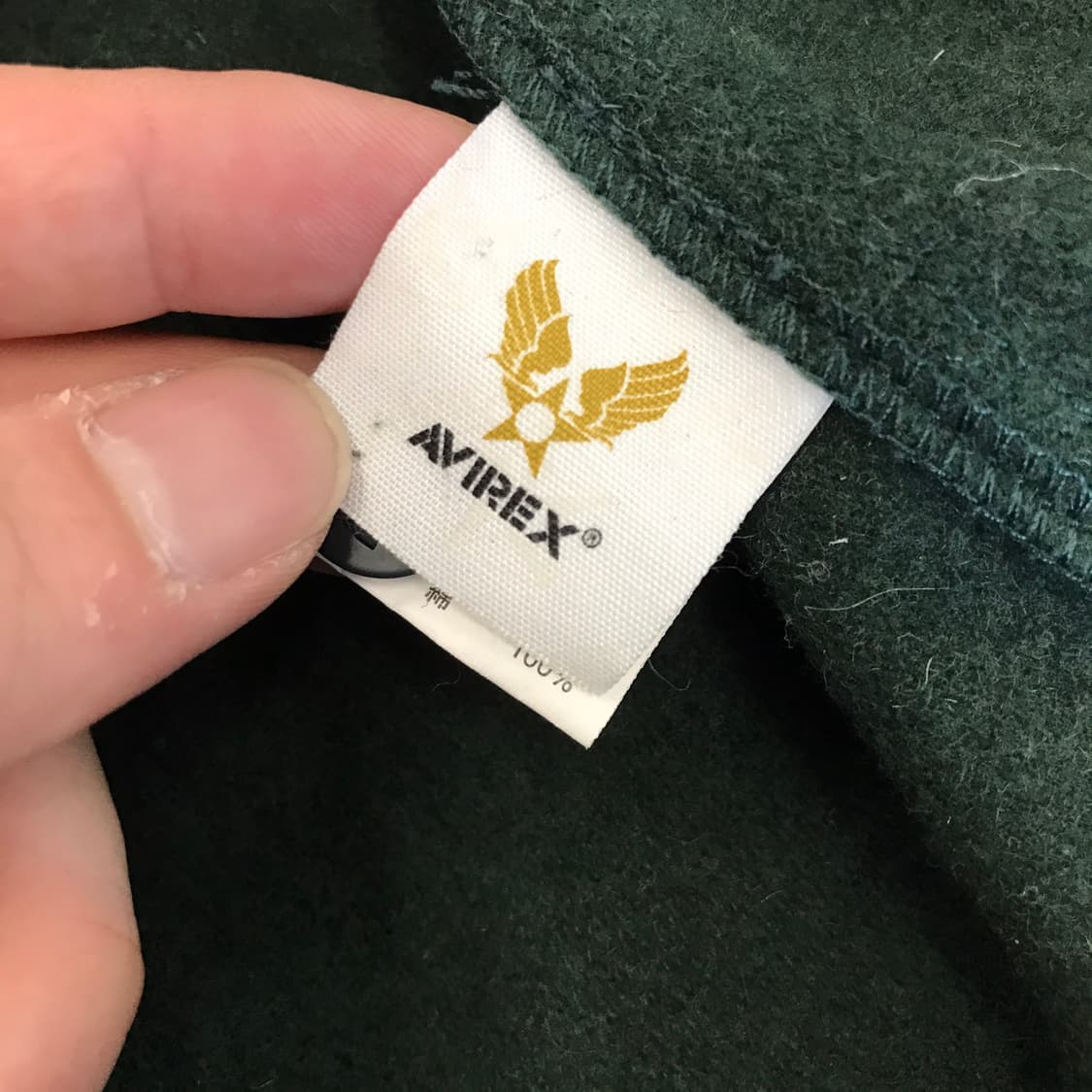 아비렉스 AVIREX 밀리터리 울플란넬셔츠 [XL] 상품이미지7