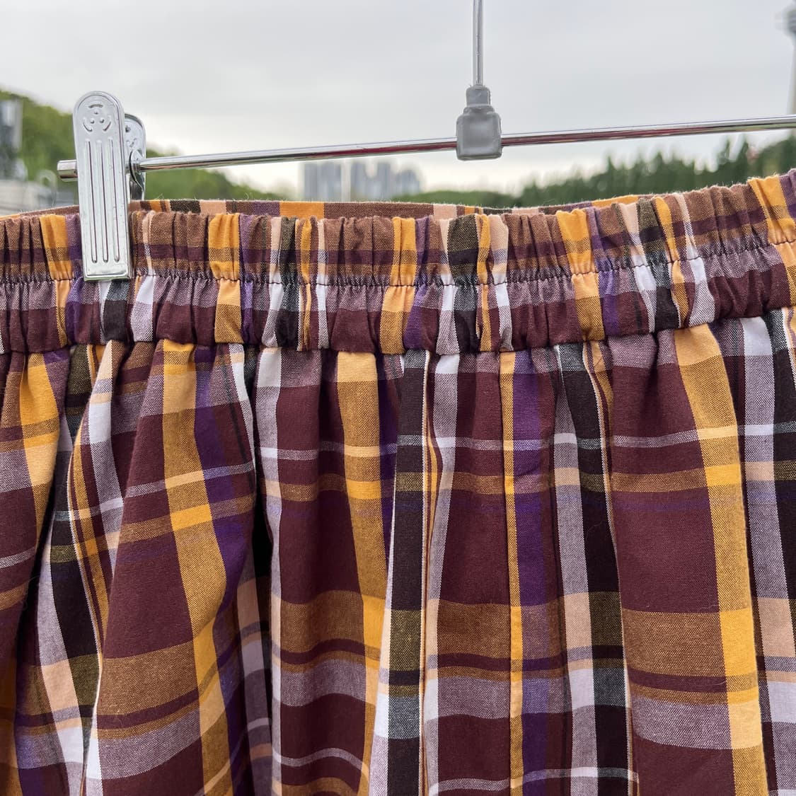 GU Japan Plaid A-Line Midi Skirt 상품이미지3