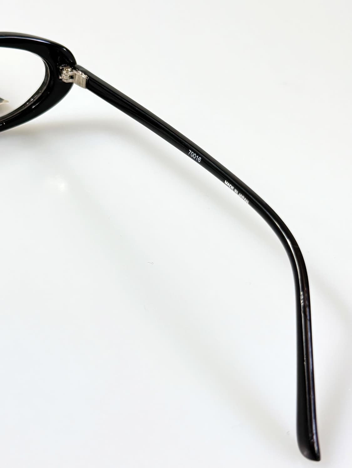 90s KICKU JAPAN 블랙 뿔테 캣아이 빈티지 안경 상품이미지6