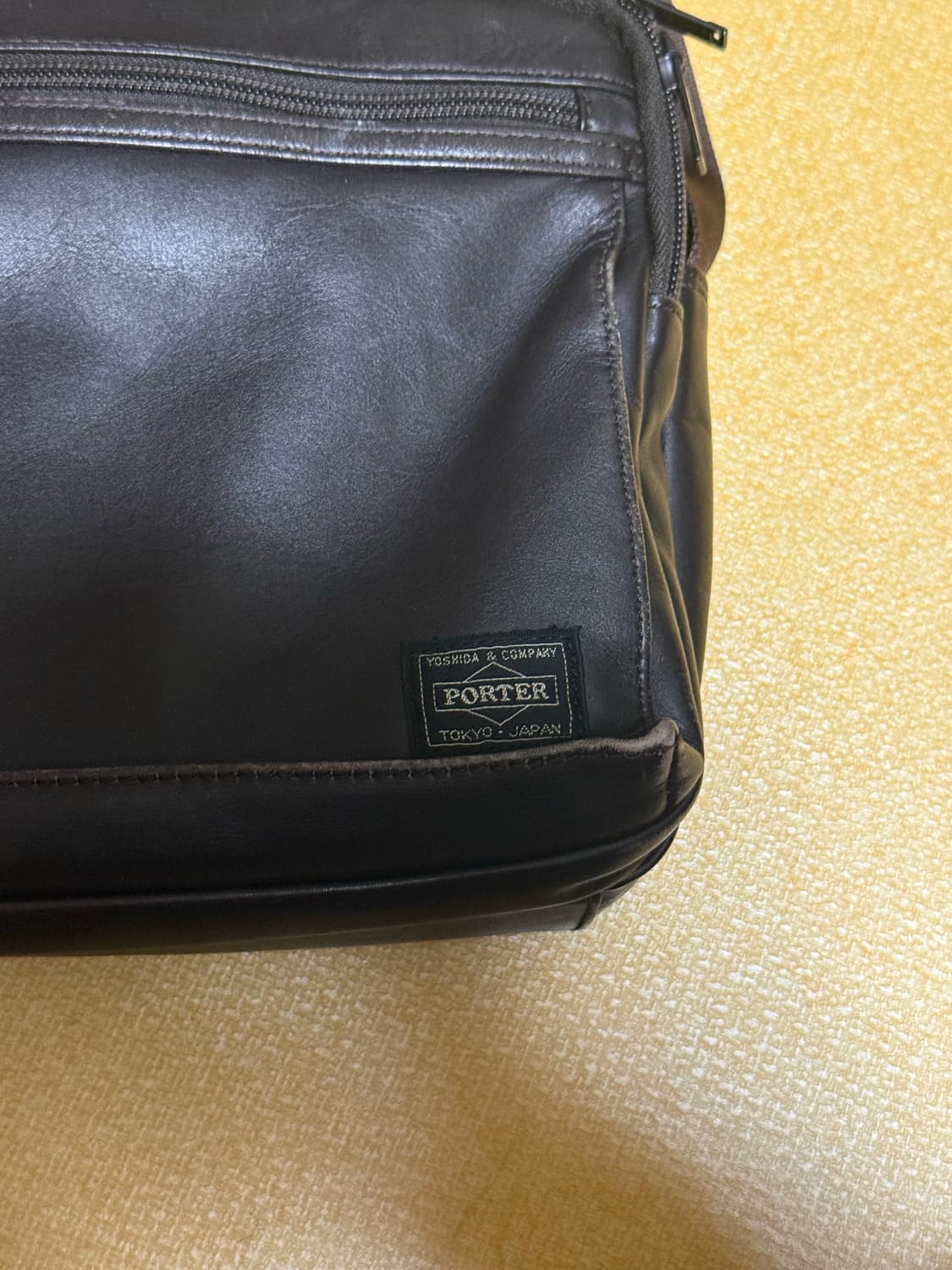 포터 어메이즈 숄더백 라지 브라운 상품이미지2