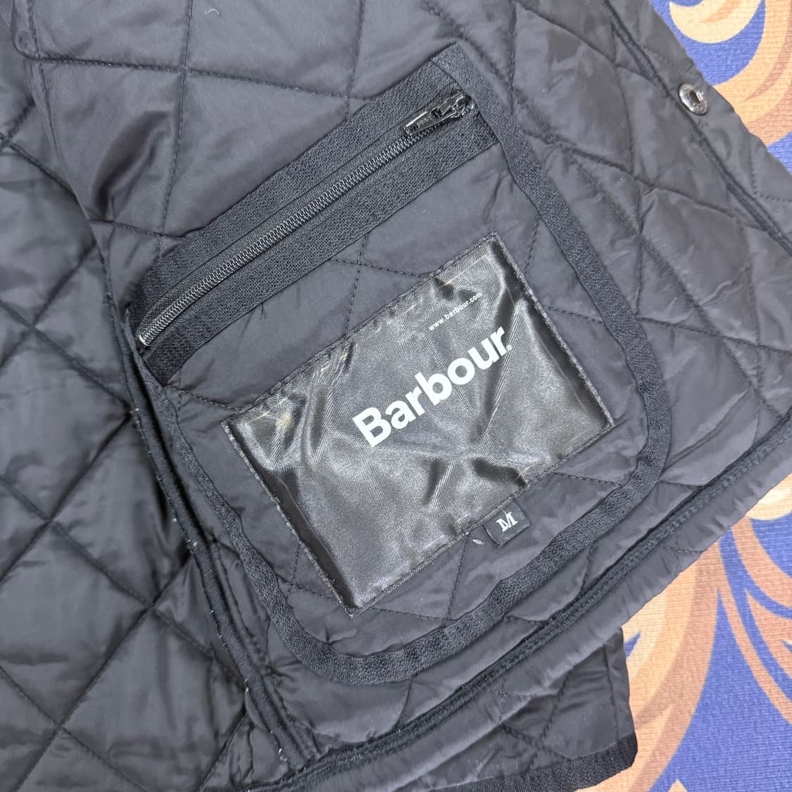 (M)바버 Barbour 헤리티지 퀼팅자켓(블랙) 상품이미지3