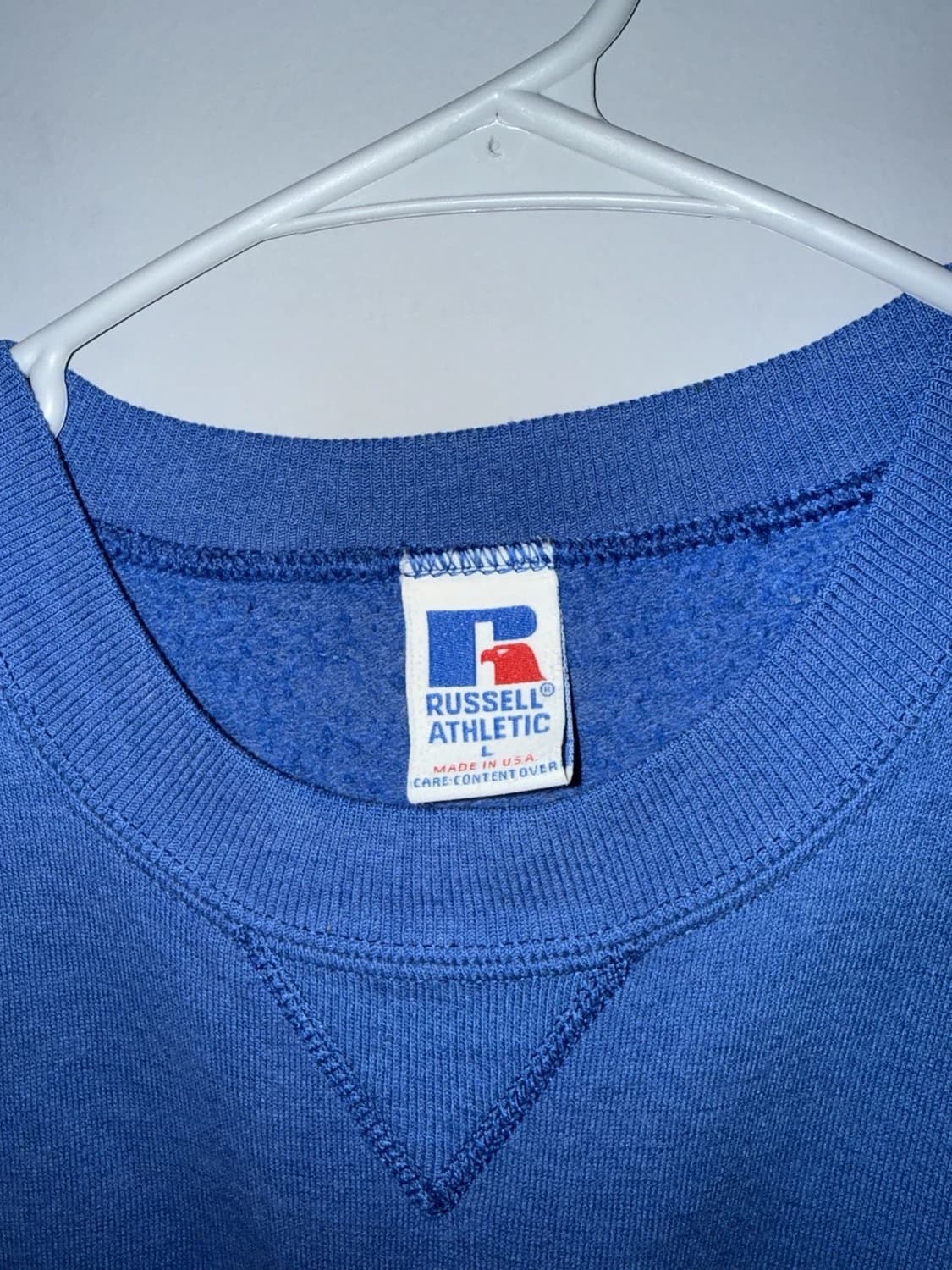  90s 러셀 애슬레틱 빈티지 블루 스웻셔츠 상품이미지3