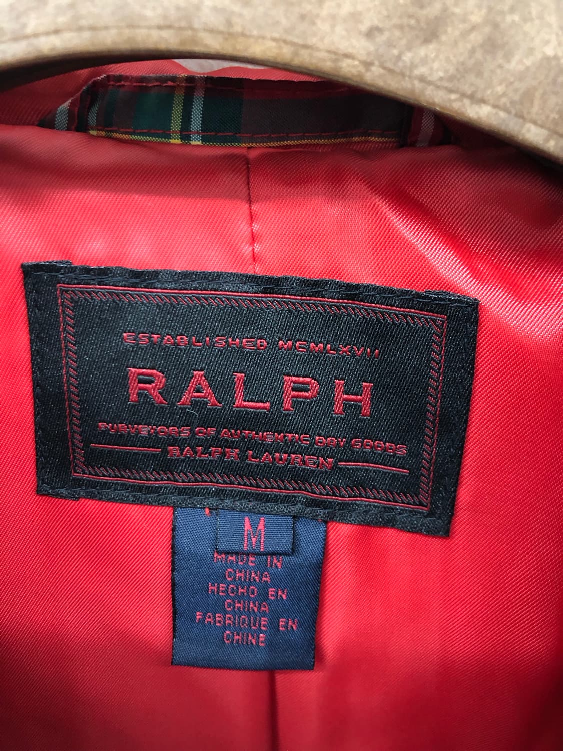 폴로 타탄 체크 자켓 상품이미지4