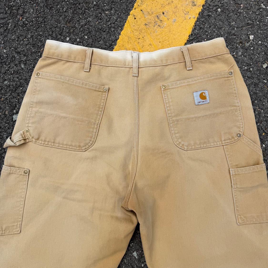 OG USA 빈티지 칼하트 더블니 B01 BRN 36x30 상품이미지6