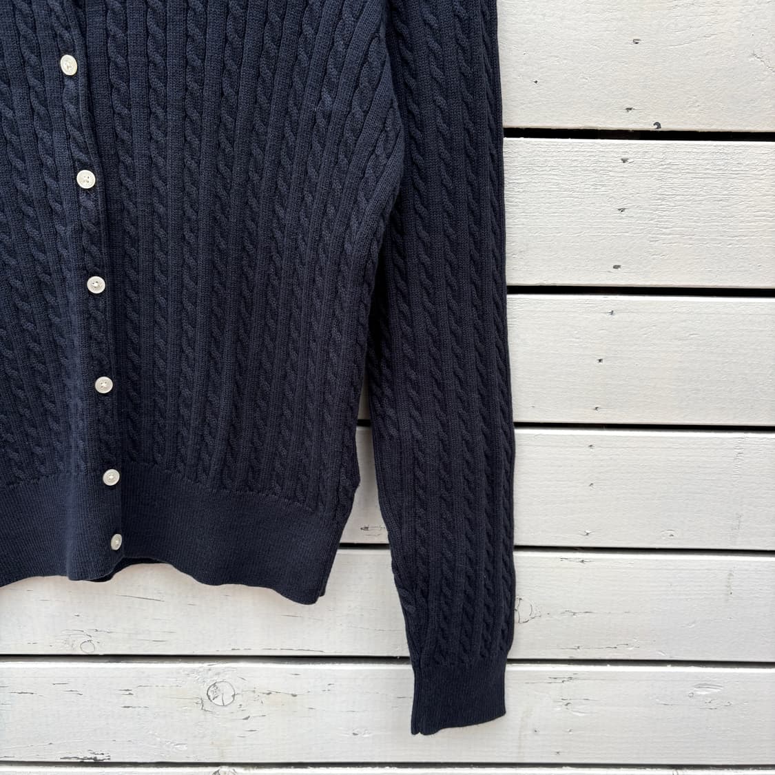 Polo 폴로 케이블 꽈배기 니트 가디건 상품이미지5
