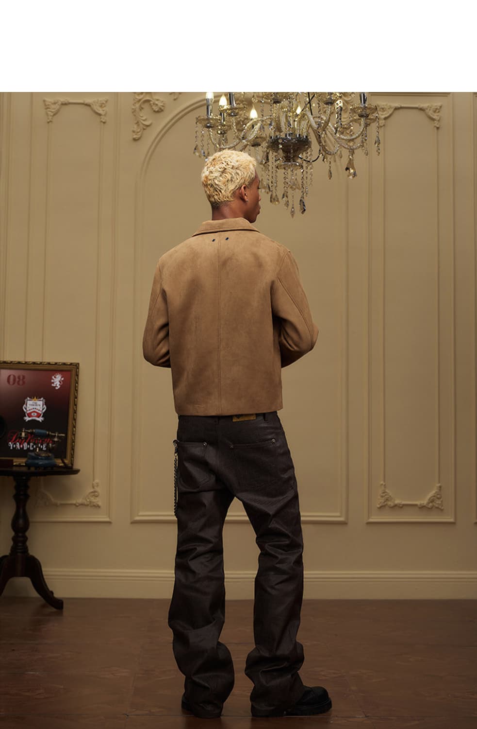 YADcrew 왁스 코팅 스트레이트 팬츠 (2color) 상품이미지9