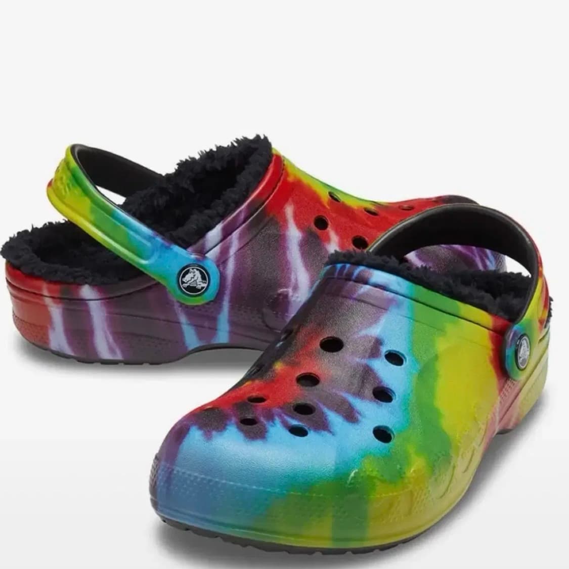 크록스 바야 타이 다이 털 슬리퍼 250 새상품 상품이미지1