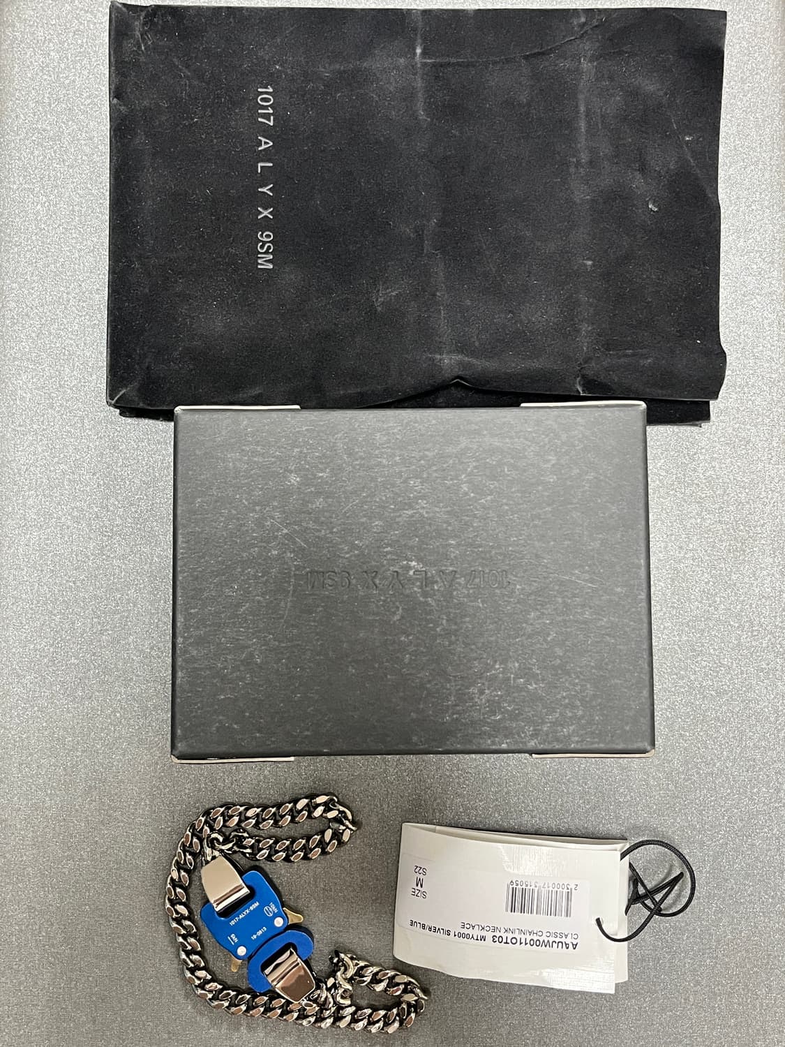 알릭스 버클 목걸이 블루 m 상품이미지1