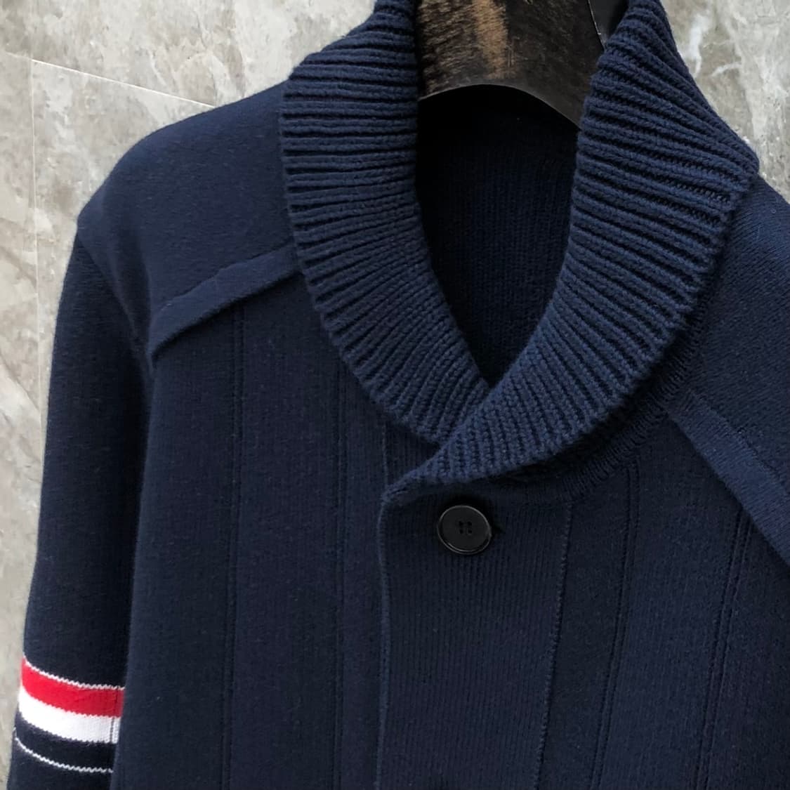 톰브라운골지 더블 코트 점퍼 코트 상품이미지5