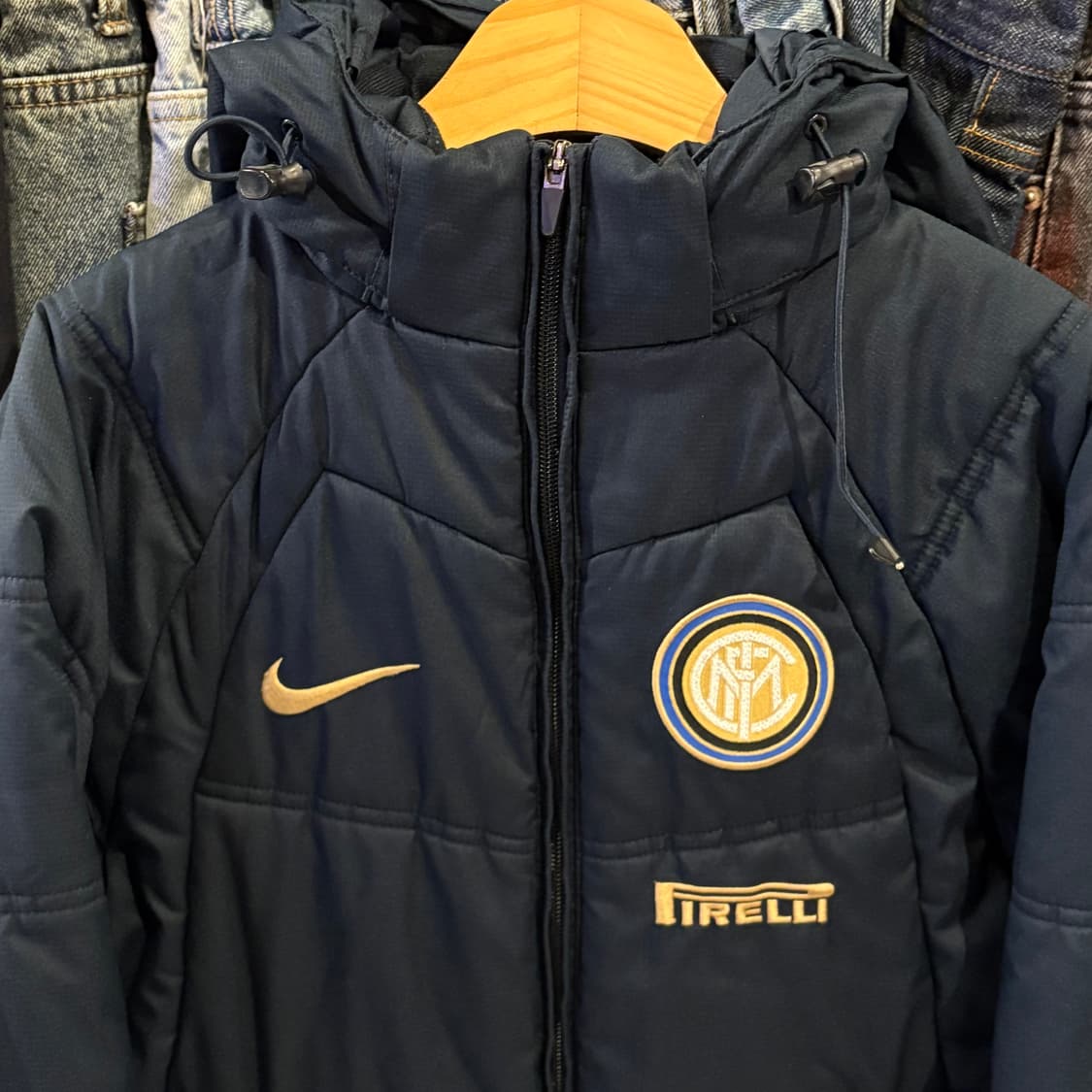 나이키 인터밀란 (인테르) 네이비 패딩 상품이미지2