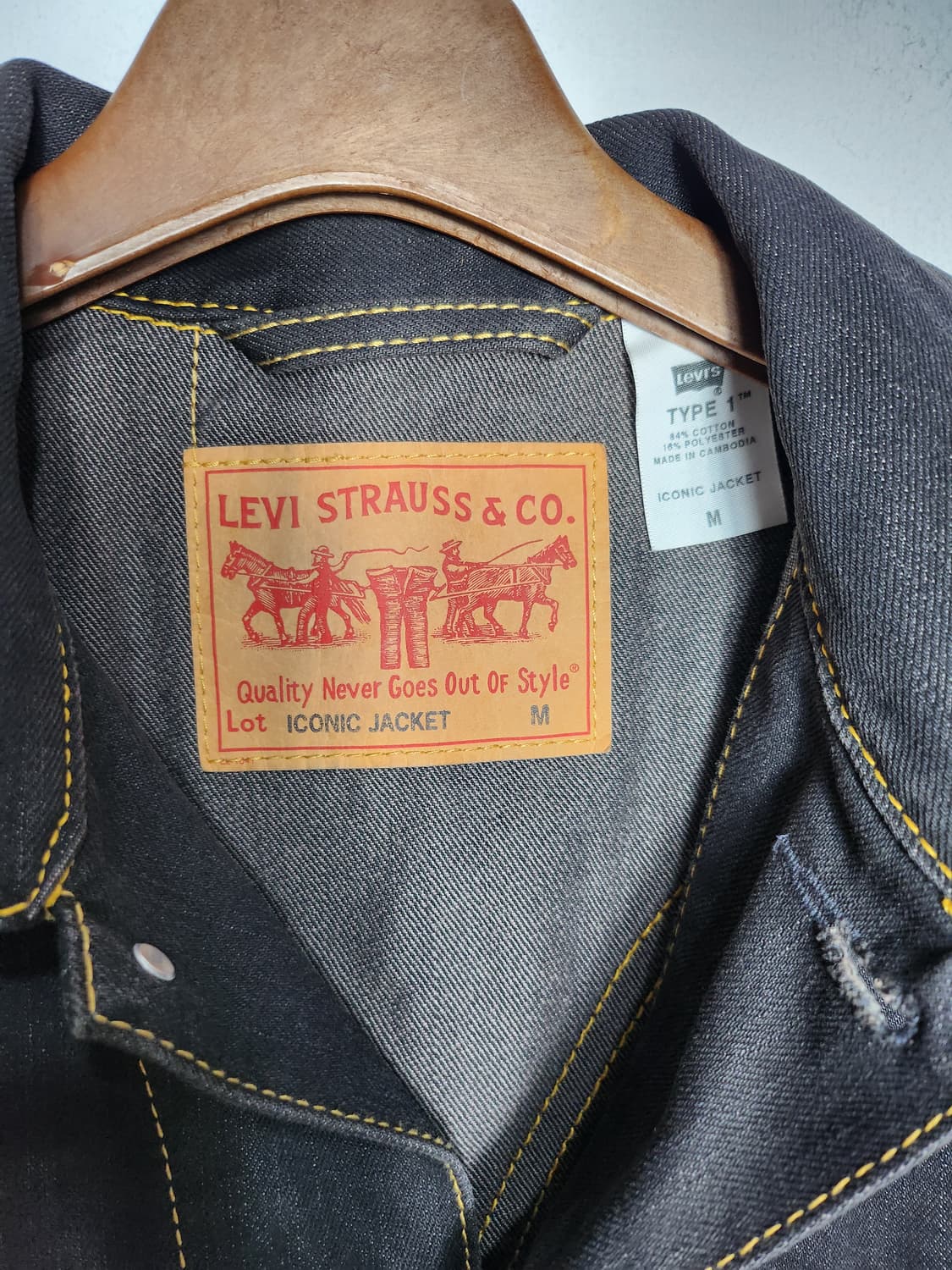 리바이스 타입 1 아이코닉 자켓 상품이미지4