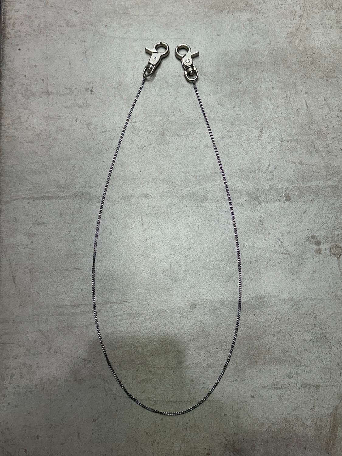 Black minimal chain - 미니멀 바지체인 블랙 상품이미지1