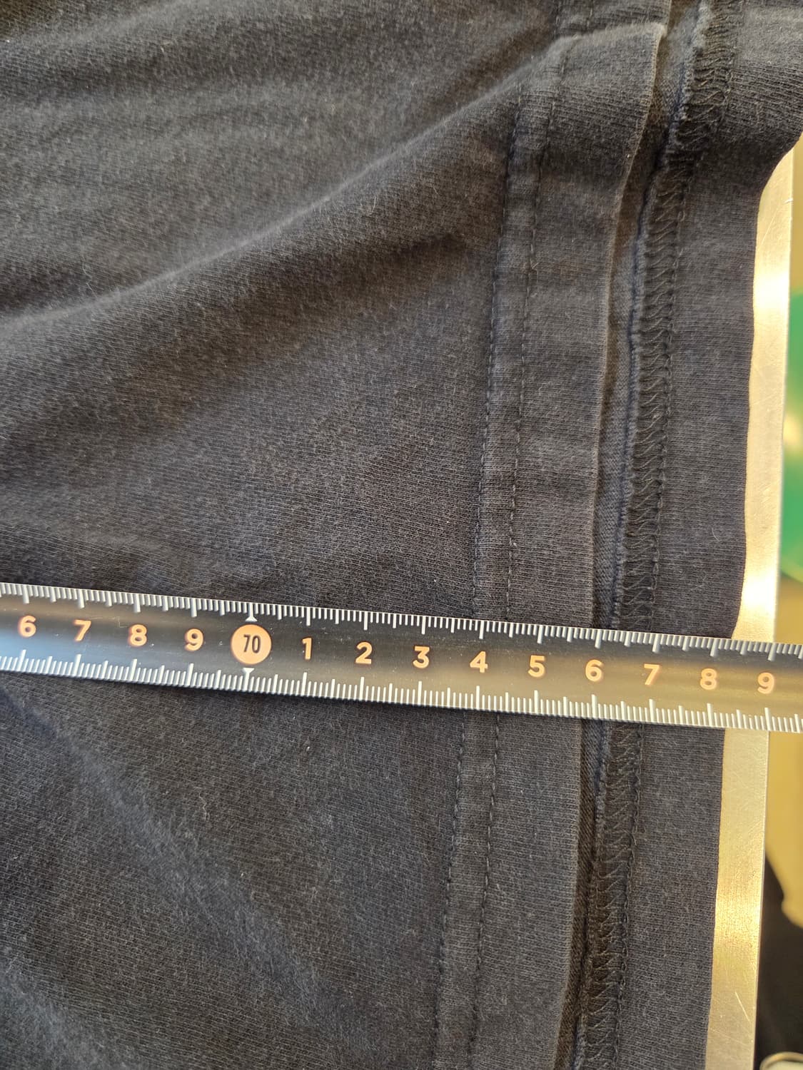 스투시 베이직 빅로고 반팔 티셔츠 블랙 상품이미지7