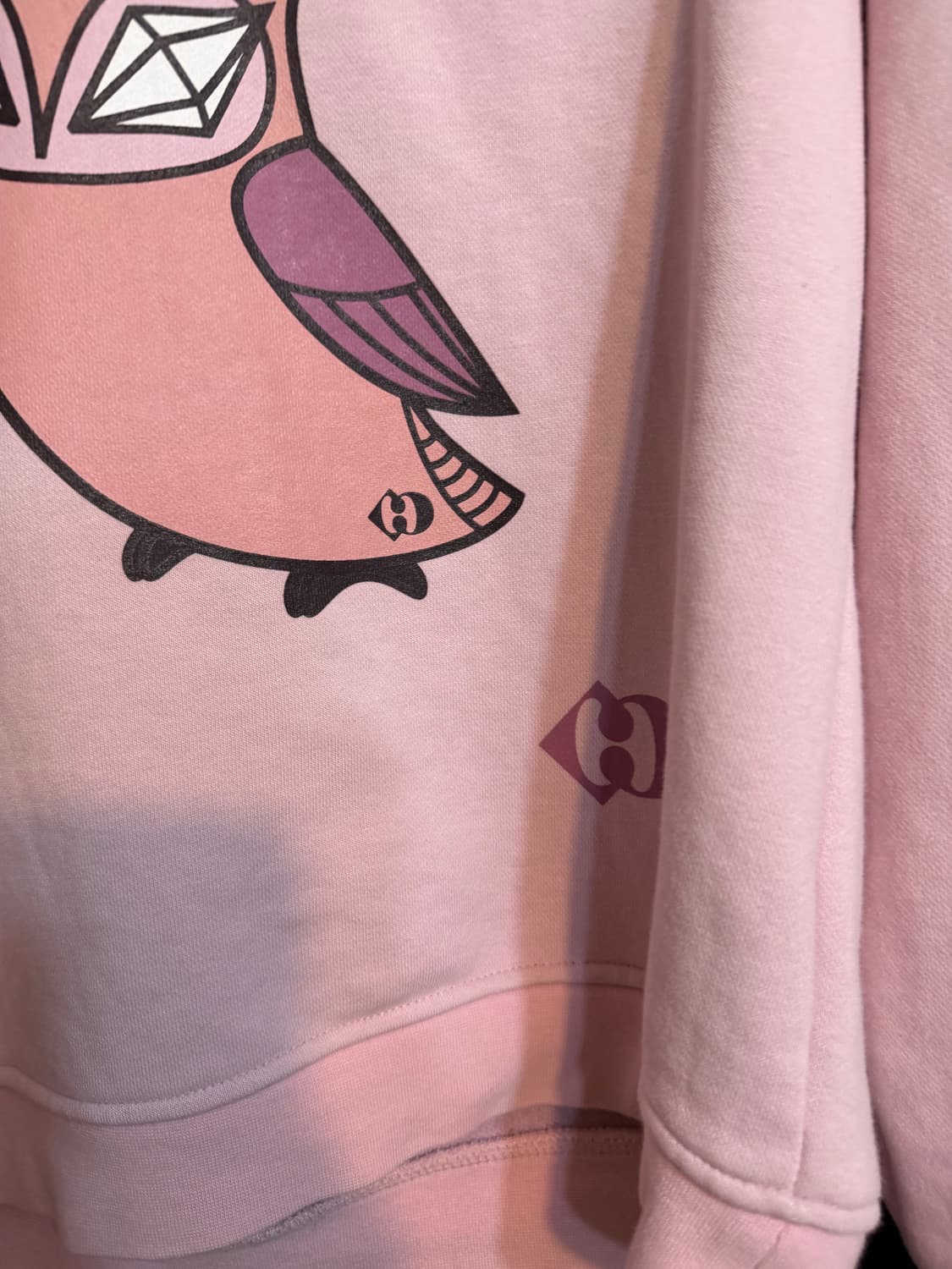 럭키슈에뜨 핑크 부엉이 스웻셔츠 상품이미지4