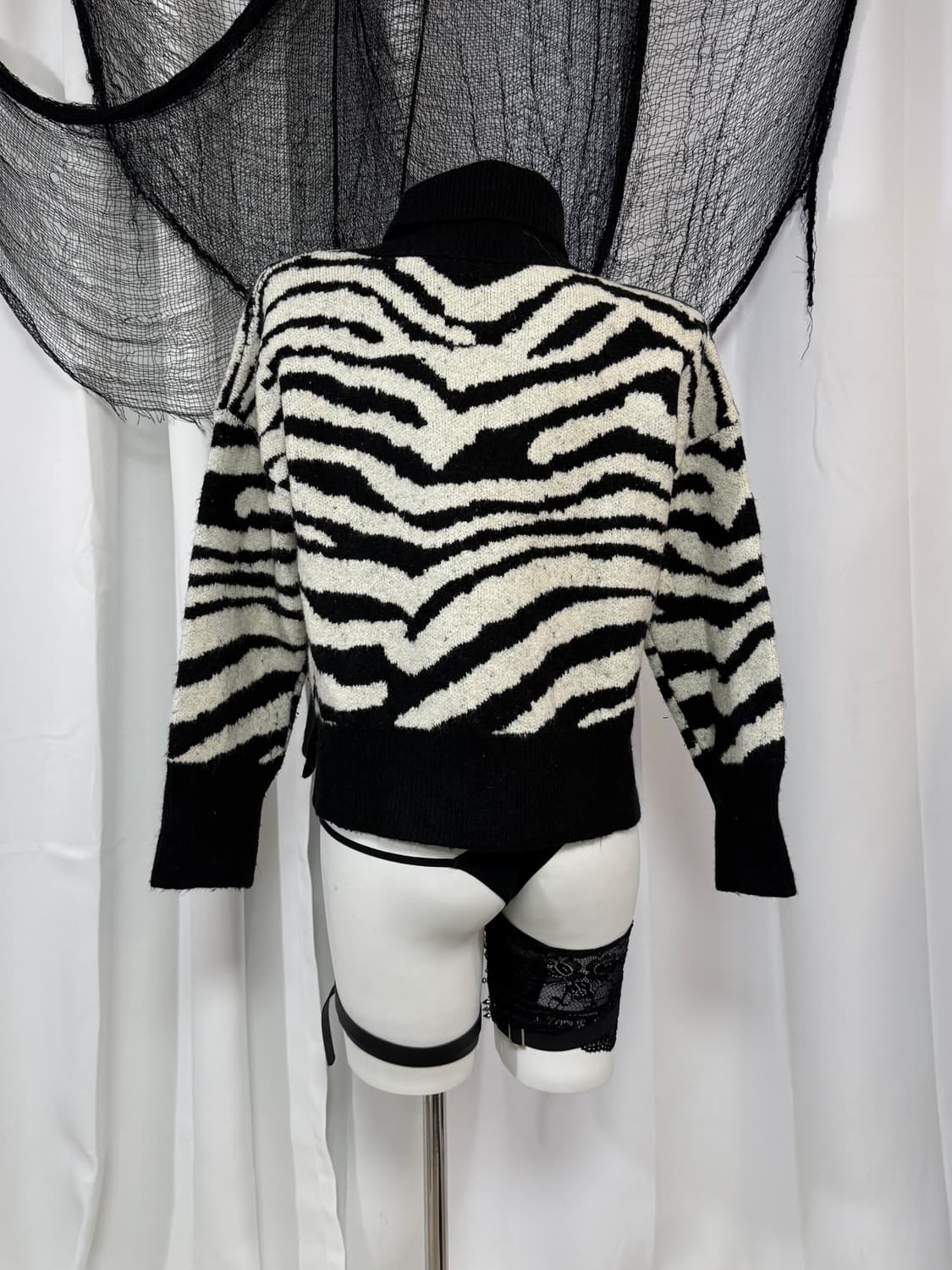 zebra turtleneck 상품이미지3