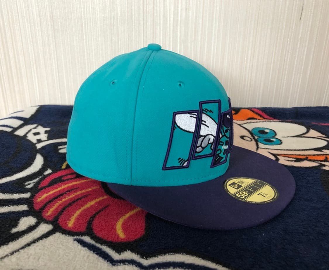 NBA 뉴에라 HWC 샬럿호네츠 59FIFTY 모자/캡 7 1/4 상품이미지6