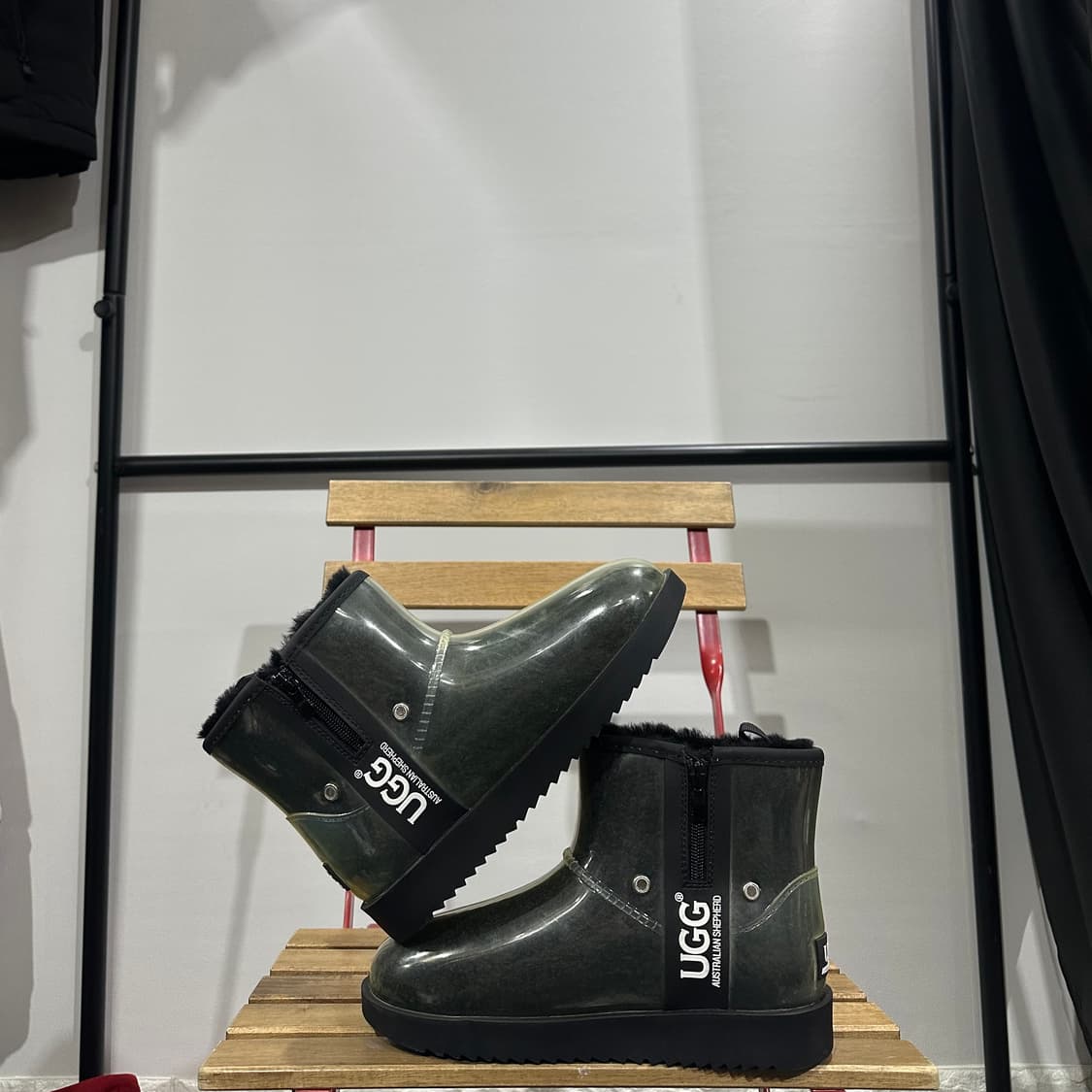 EU37) UGG 어그 부츠 여성 여자 클레어 블랙 상품이미지6