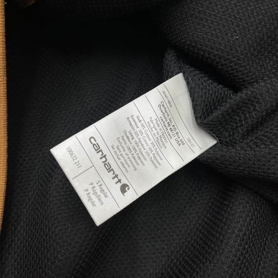 칼하트 미니로고 된장 후드집업 S 상품이미지7