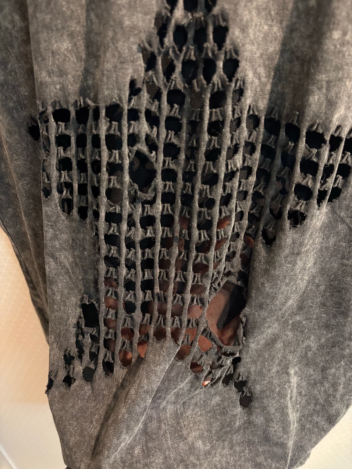 빈티지 펀칭 티셔츠  상품이미지3