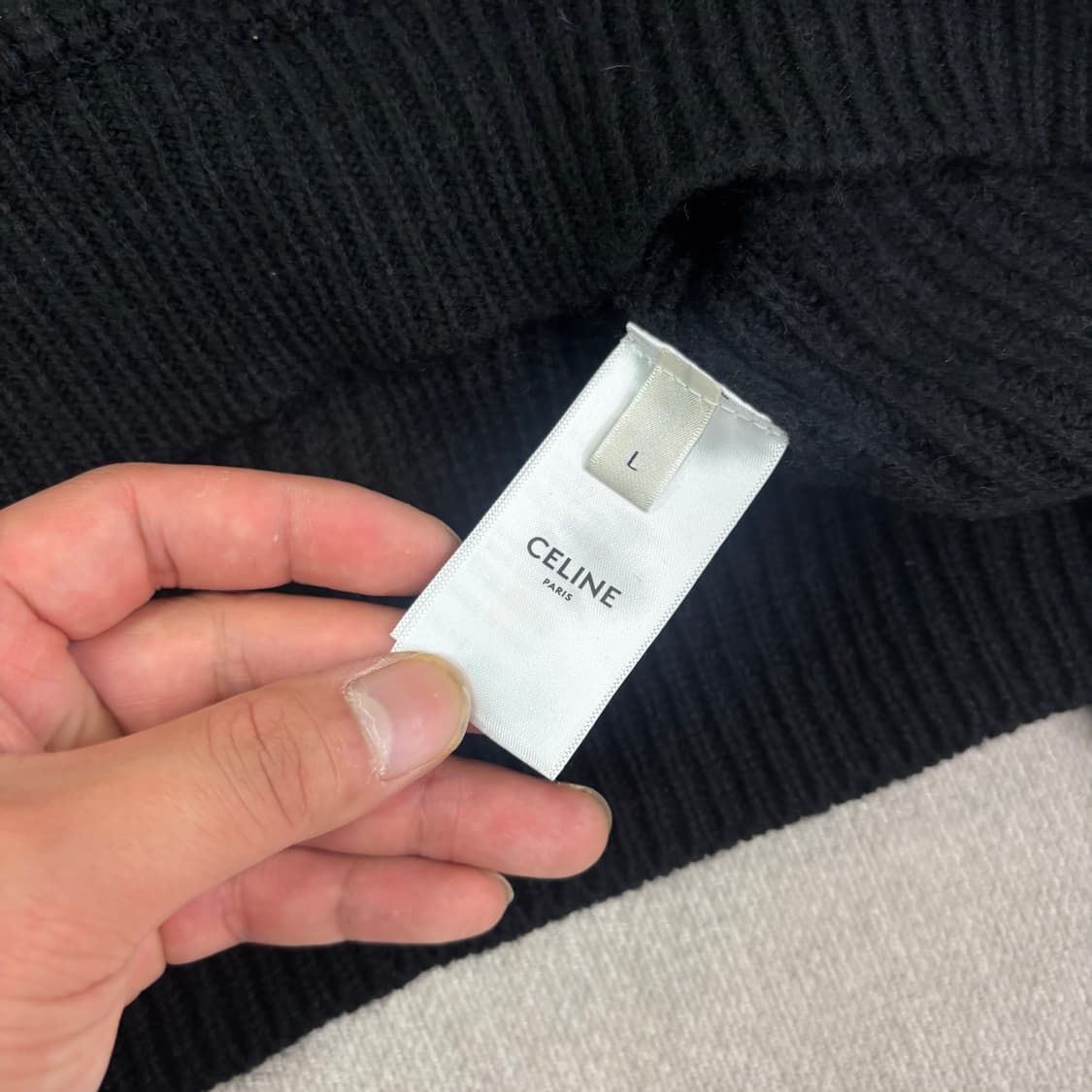 110 셀린느 리브드 빅로고 니트 상품이미지5