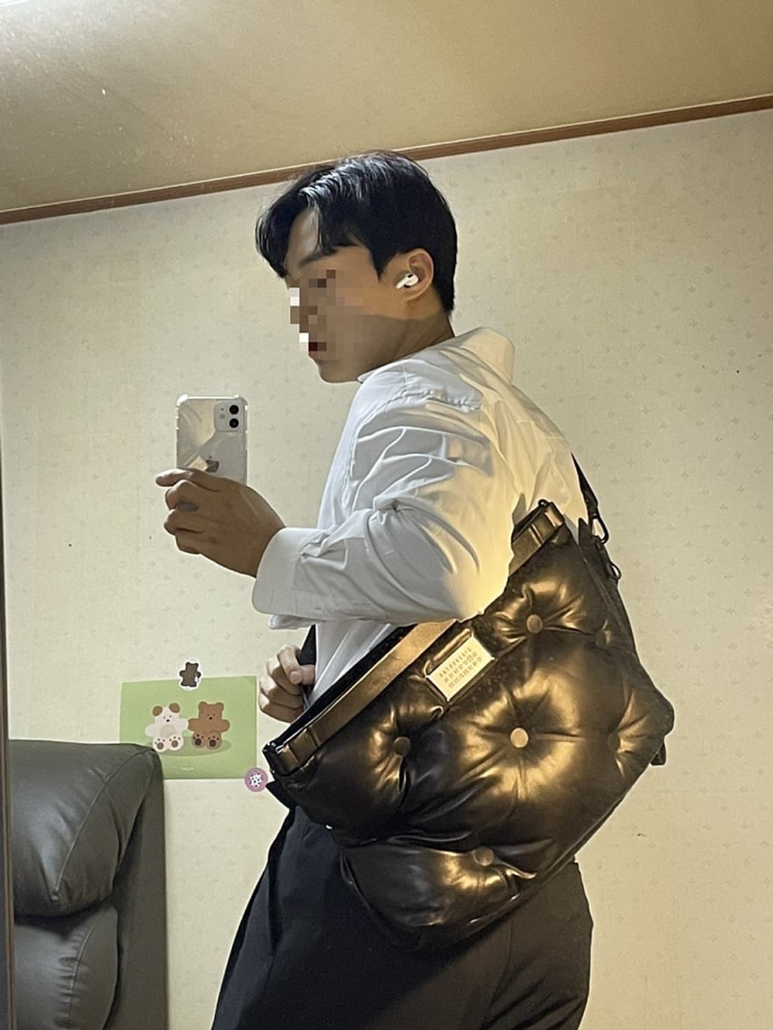 (M) 마르지엘라 램스킨 글램슬램 백 상품이미지3