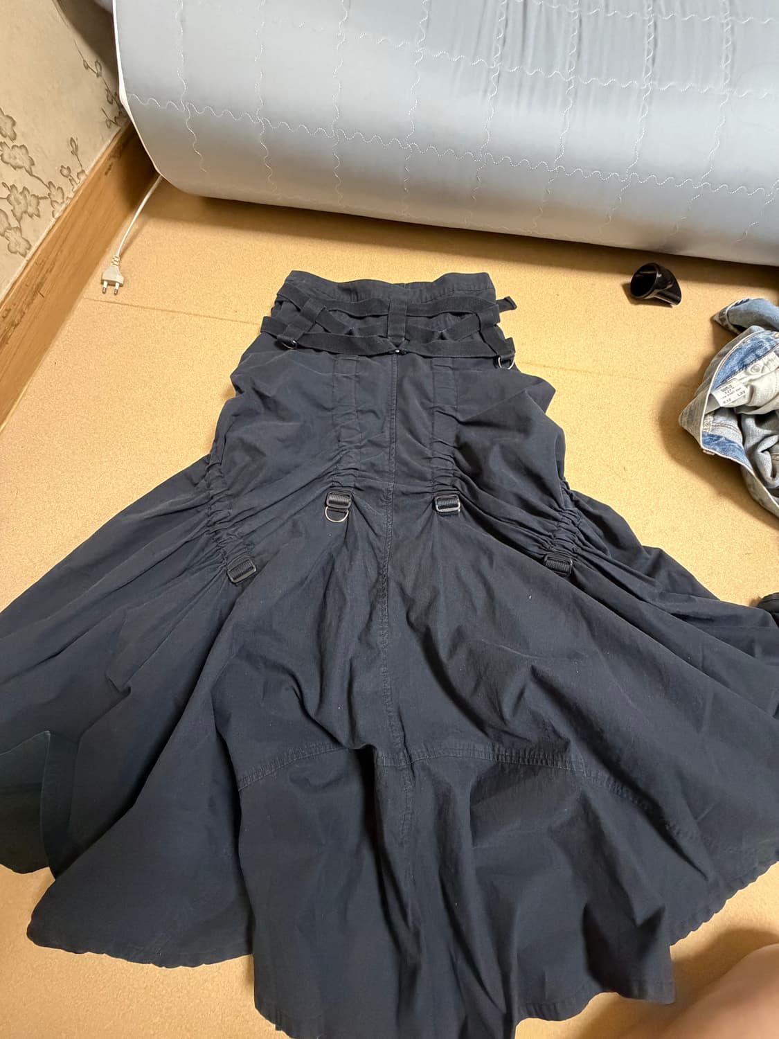 혜인서 g.o.a st 카고 롱 스커트 상품이미지2