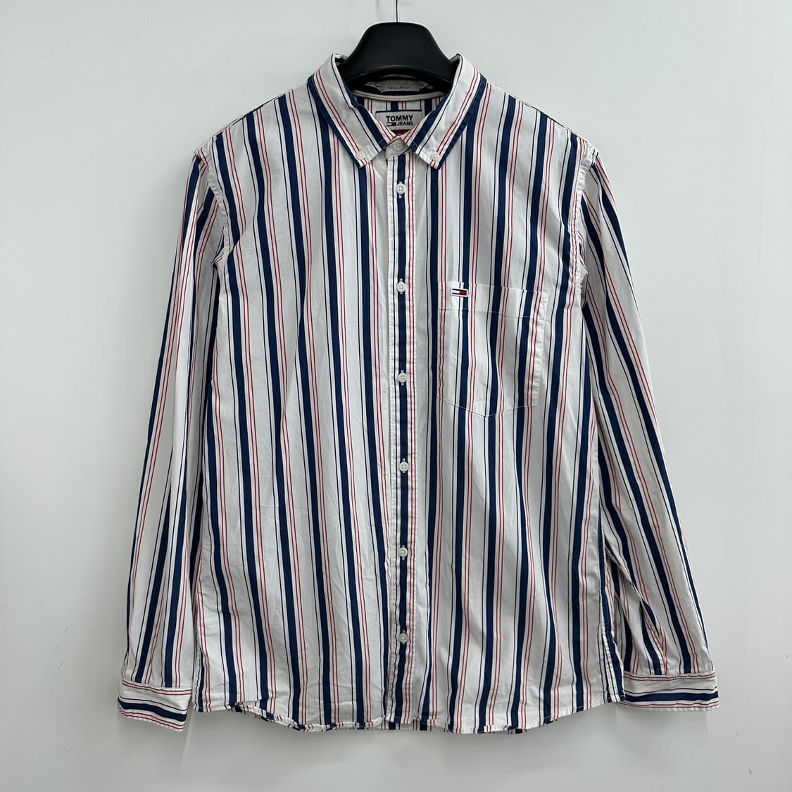 100 타미힐피거 남자 스트라이프 셔츠 상품이미지1