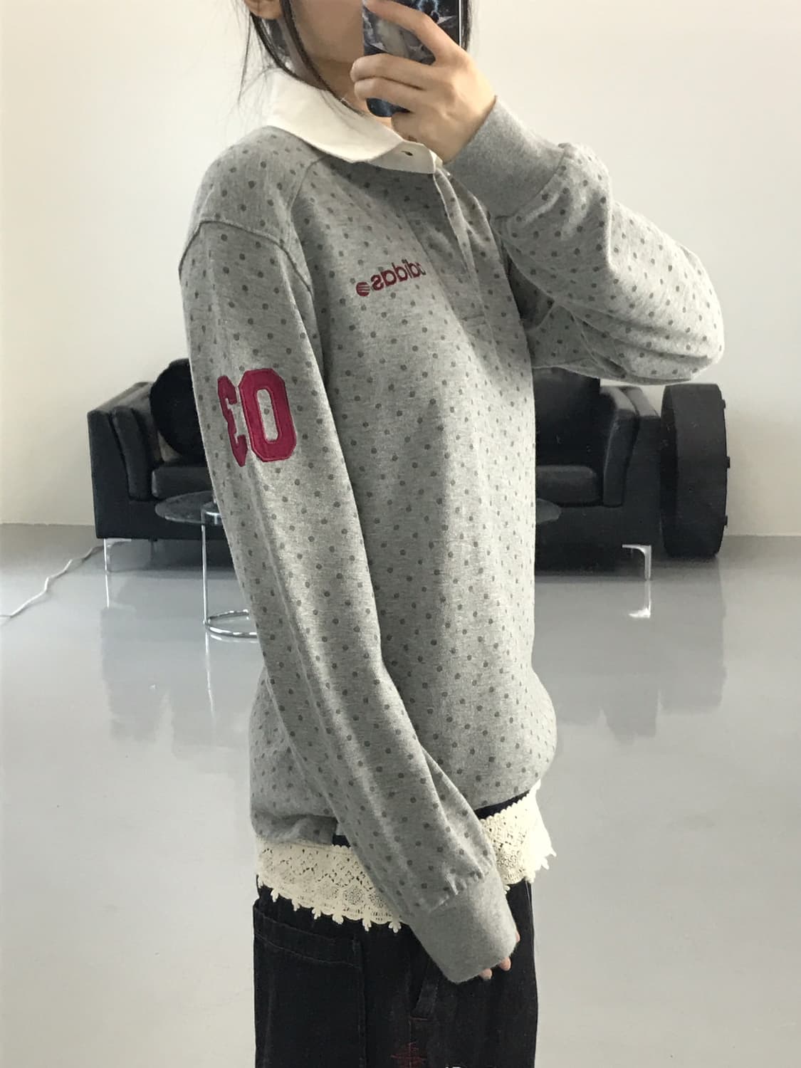 Adidas Dotted Long Sleeve T-Shirts 상품이미지3