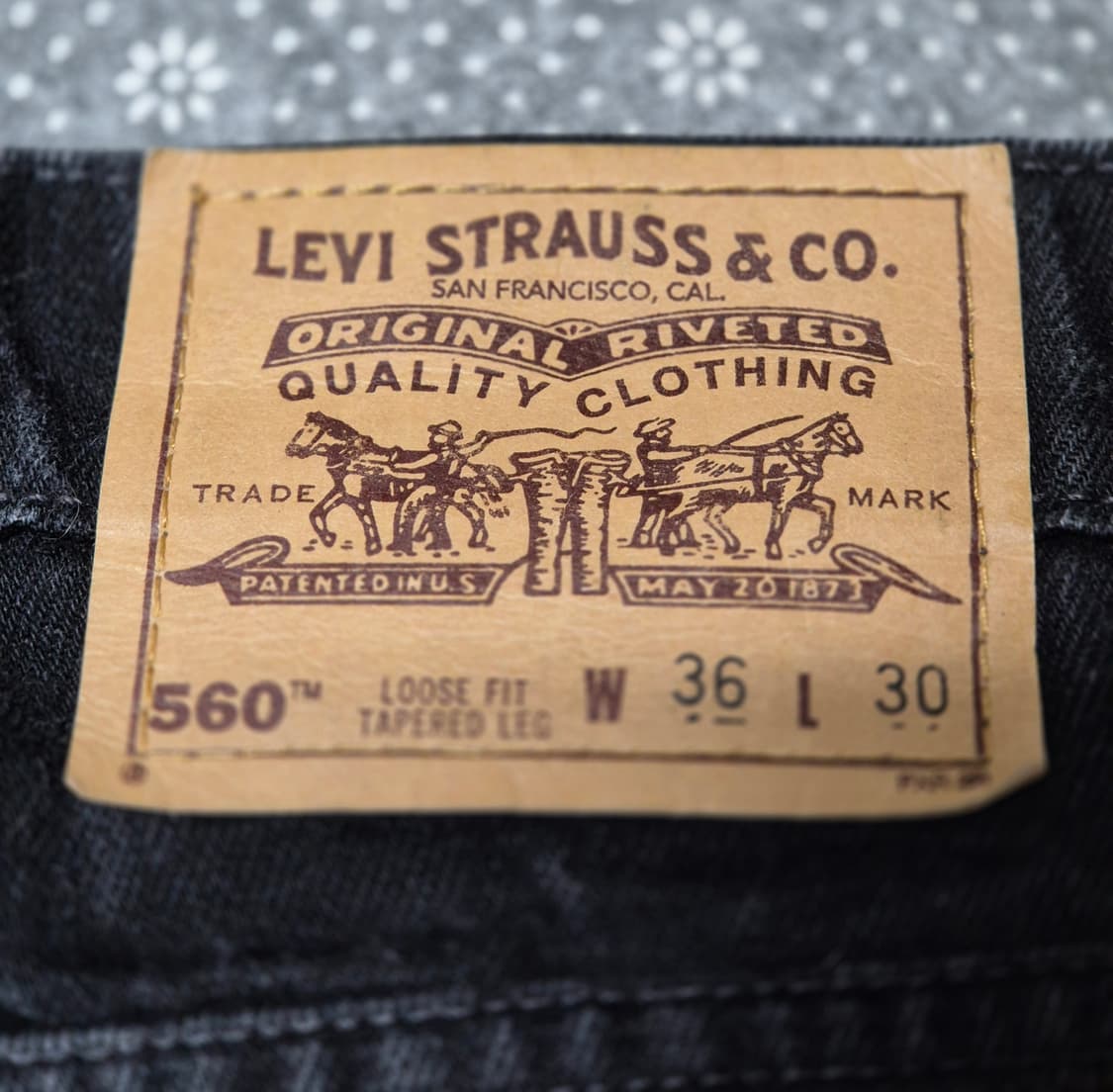 [36]90s MEXICO Made 리바이스560 블랙 -280 상품이미지3