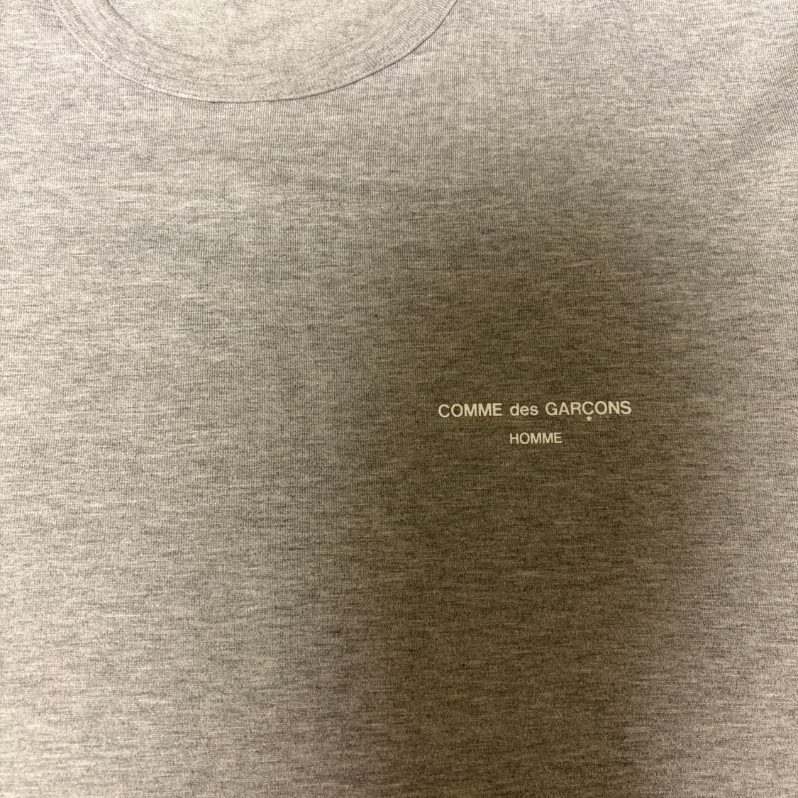 [L] 꼼데가르송 옴므 로고 티셔츠 상품이미지2
