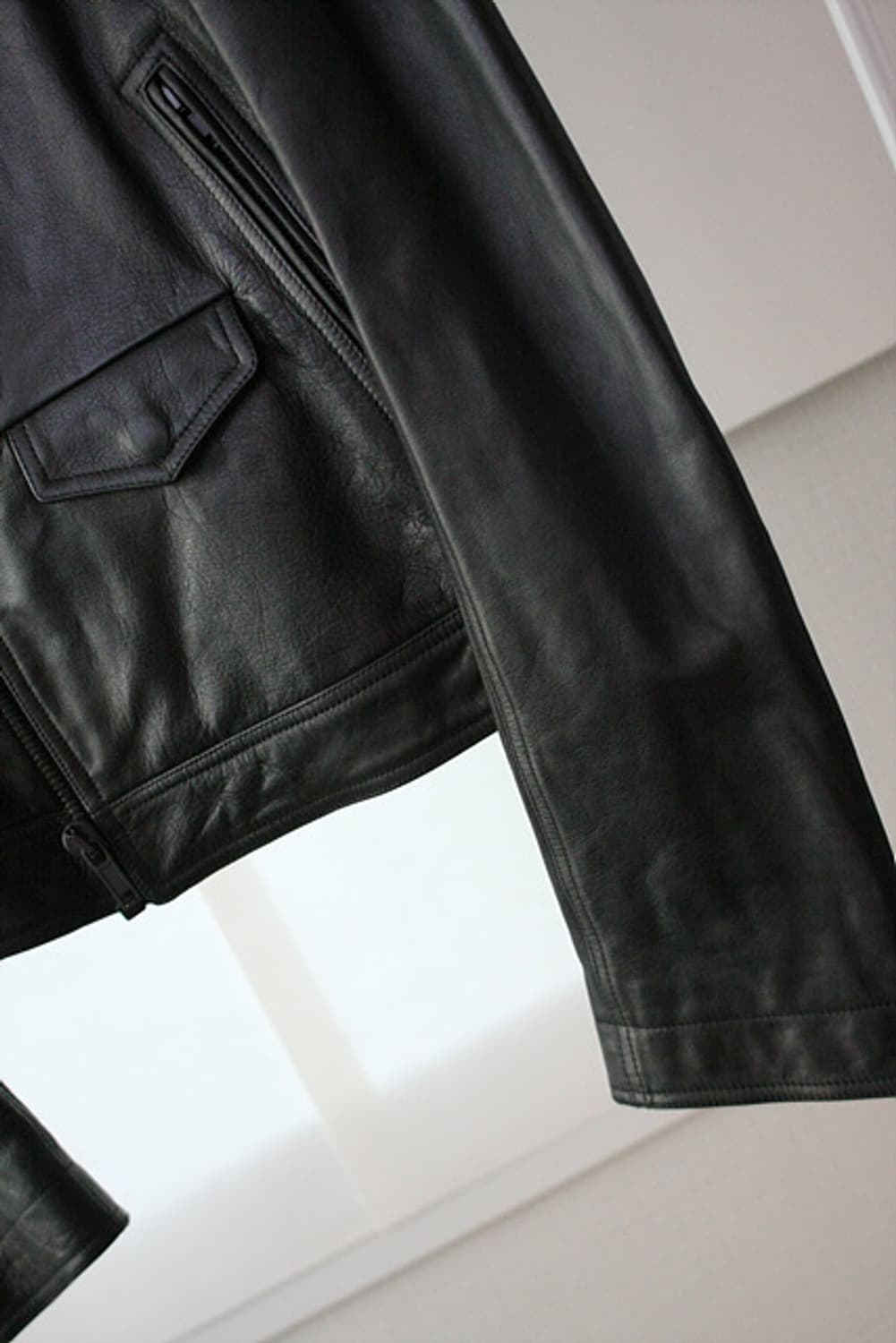 Rick owens 릭오웬스 블랙 가죽자켓 새제품 상품이미지3