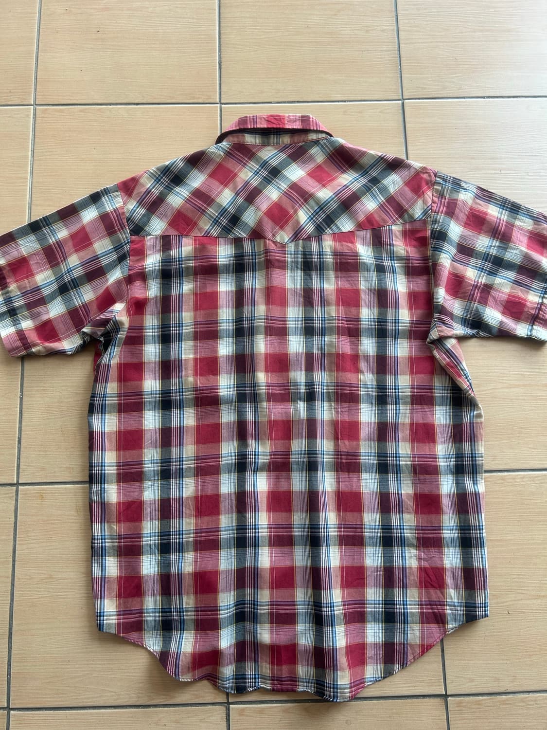 90‘s Plain western shirts 상품이미지3