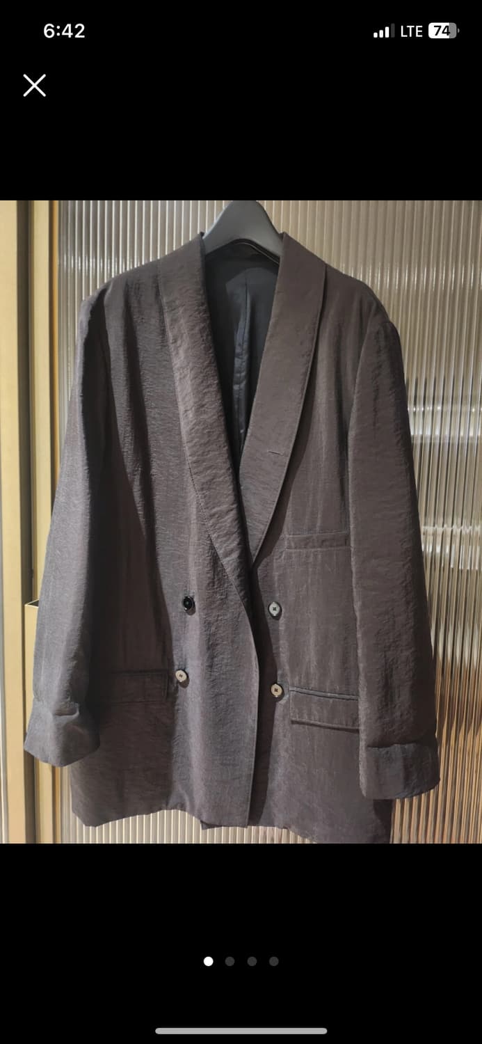 르메르 SILK BLEND 더블 블레스트 자켓 상품이미지1