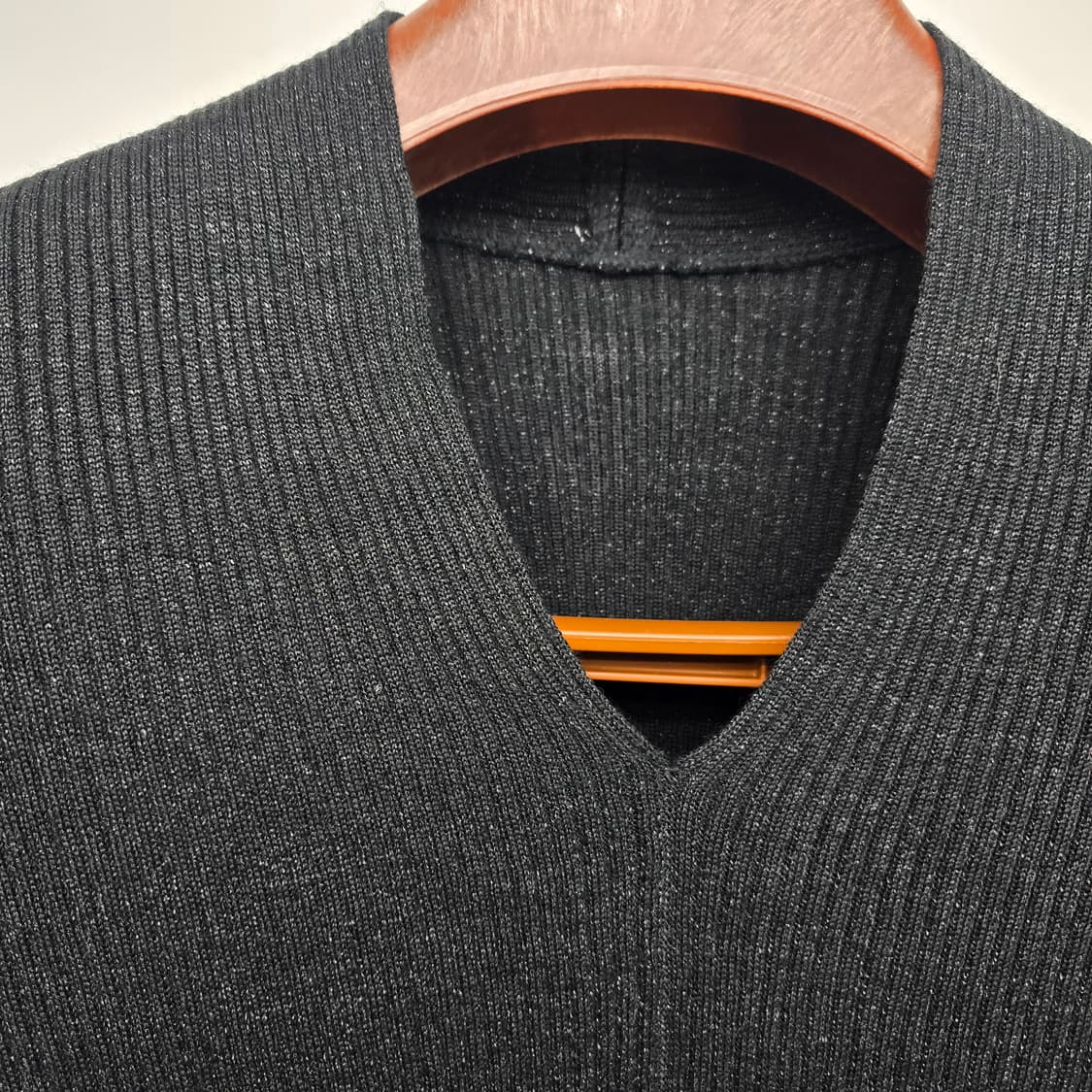 일본빈티지 펄 니트 브이넥 니트 상품이미지7