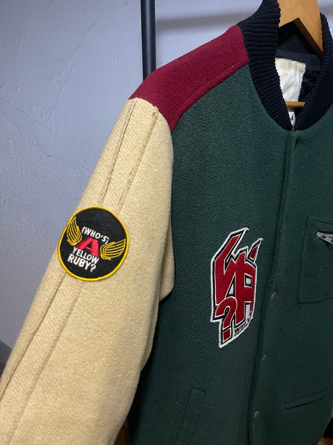 빈티지 울 바시티 자켓 상품이미지2