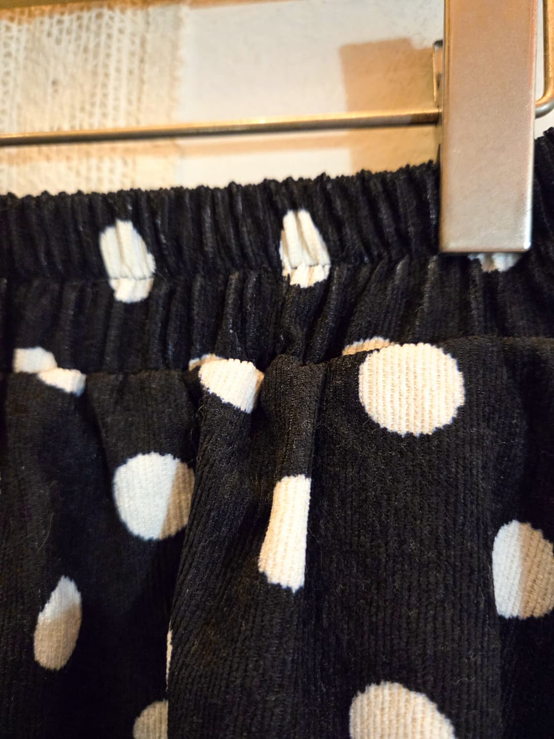 도트 코듀로이 롱스커트 상품이미지5