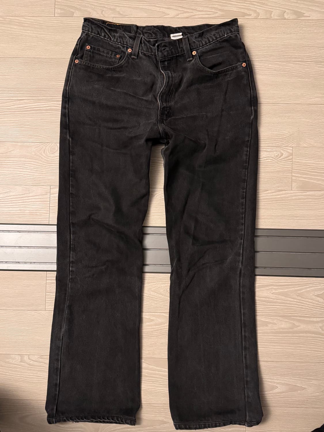 90s 리바이스 517 블랙/흑청 USA 35x34 상품이미지1