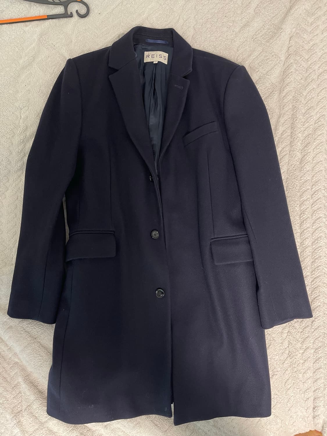 리스(REISS) 채플린(Chaplin) 싱글 울 코트 네이비L 상품이미지2