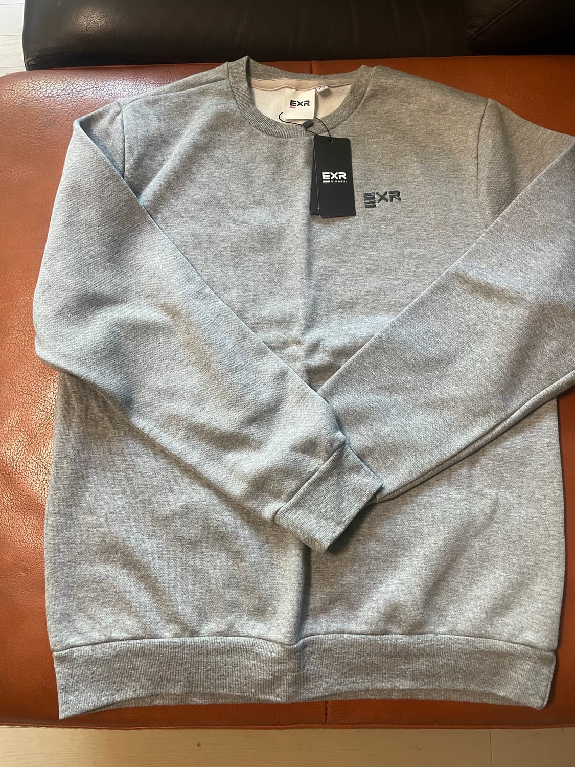 Exr 맨투맨 그레이 새상품 상품이미지1