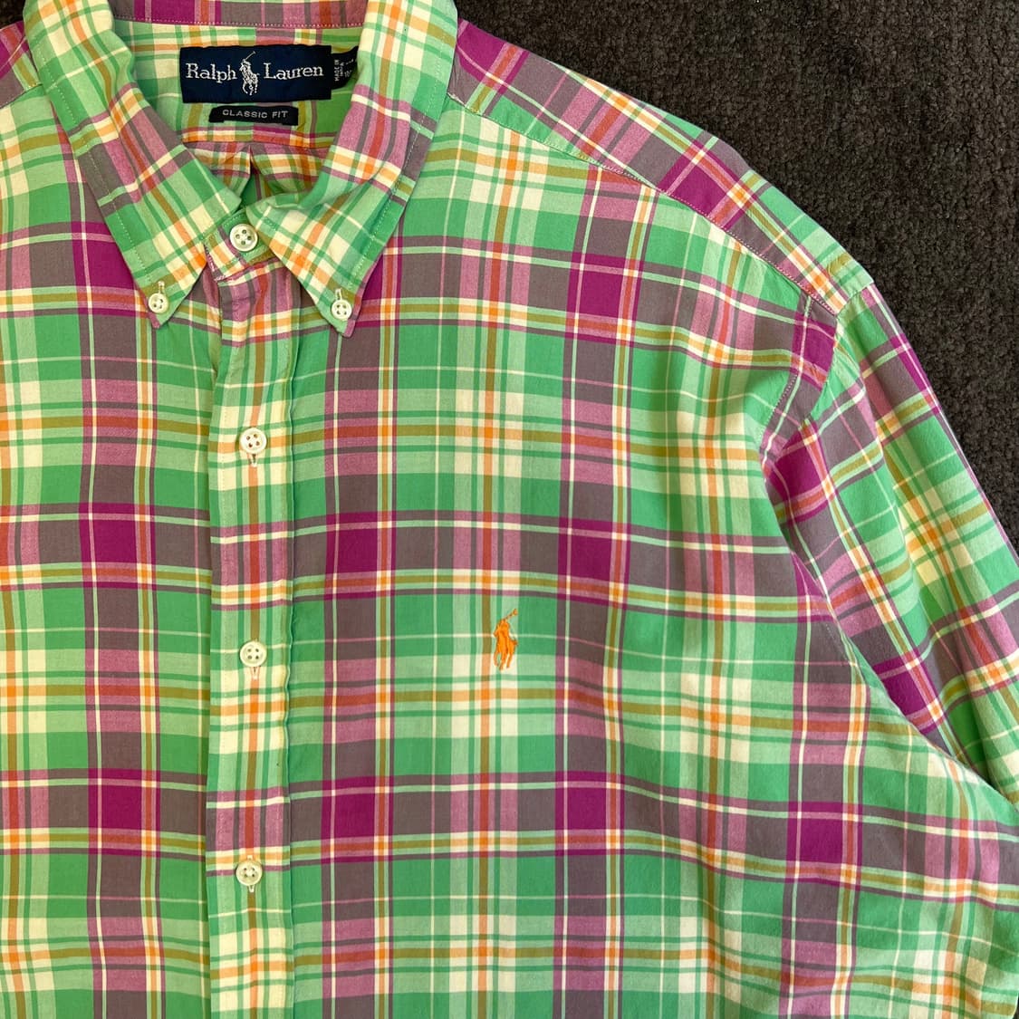 랄프로렌 체크 셔츠 상품이미지2