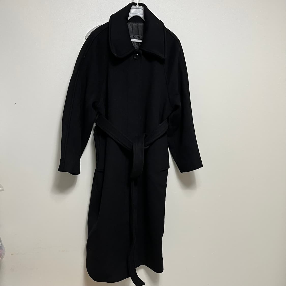 ORO 오르 롱 블랙 코트 m 상품이미지1